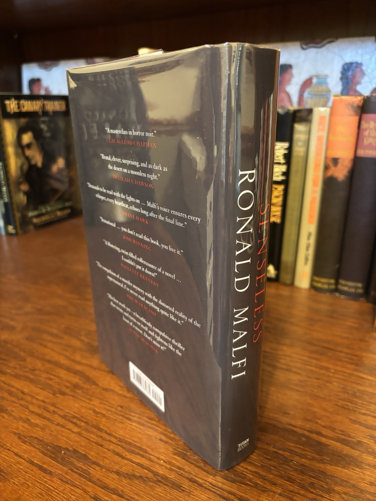 Senseless. Ronald Malfi 1st HC Ptg. Titan Books 2025 Fine Unread