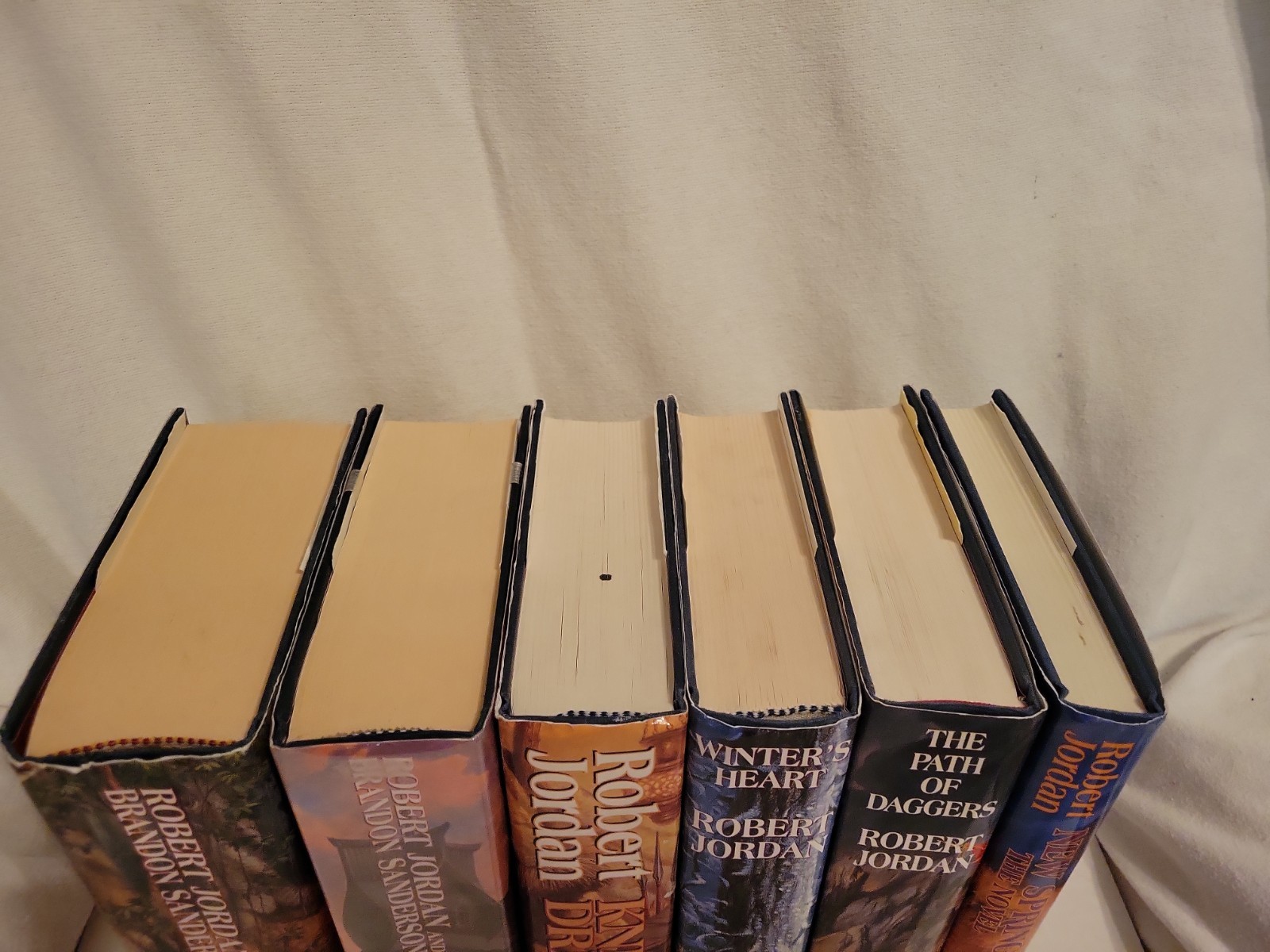 Lot of Six Robert Jordan Wheel of Time Series 1st Ed, 1st PRINTS HC 8,9,11-13+