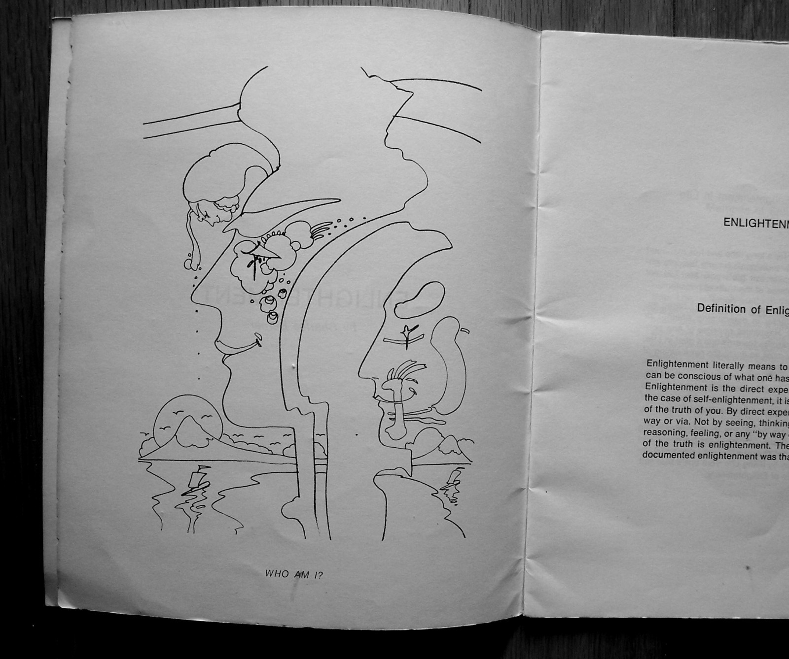 PETER MAX – 1970s – ENLIGHTENMENT – Mini-booklet – 7&Prime;x8.5&Prime; – Rarely seen