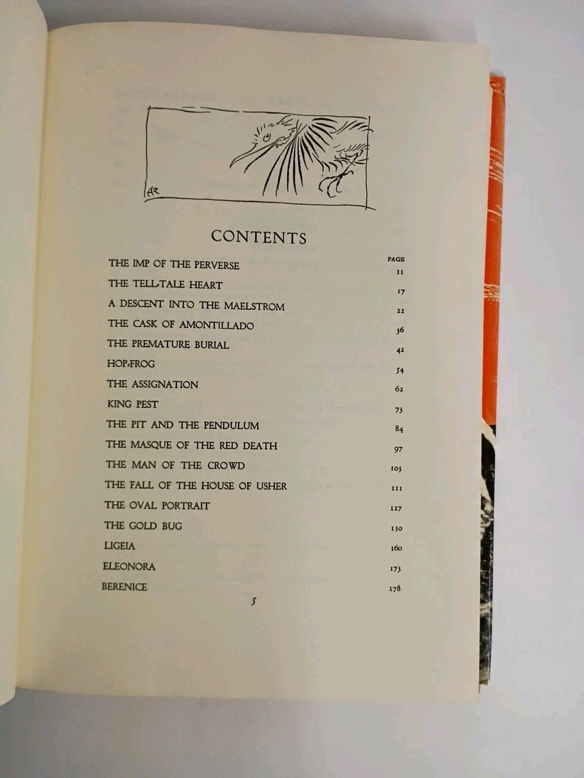 Vintage 1935 « POE&rsquo;S TALES OF MYSTERY & IMAGINATION » 317-Page Hardcover