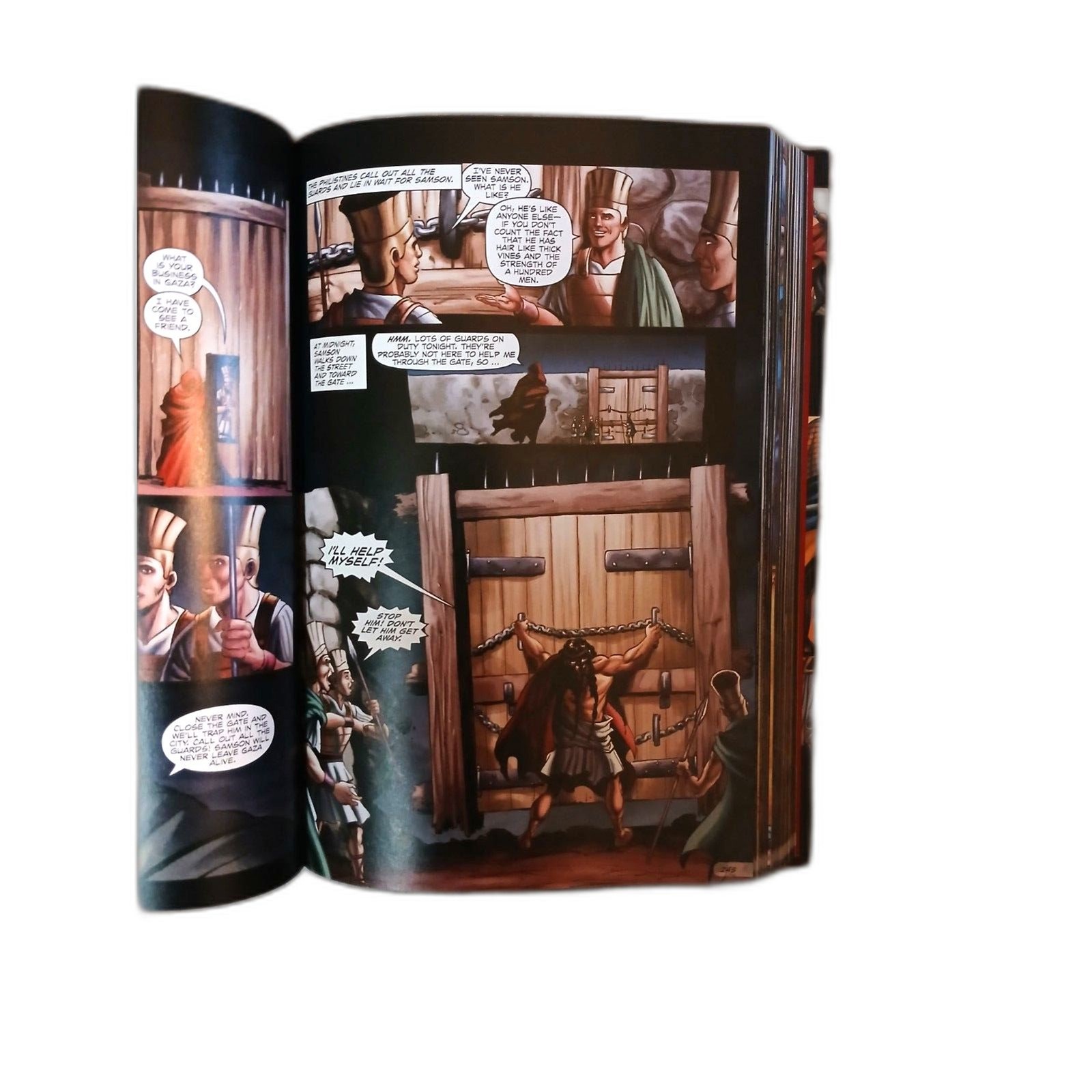 The Action Bible: God&rsquo;s Redemptive Story Expanded Ed Illustrated Sergio Cariello