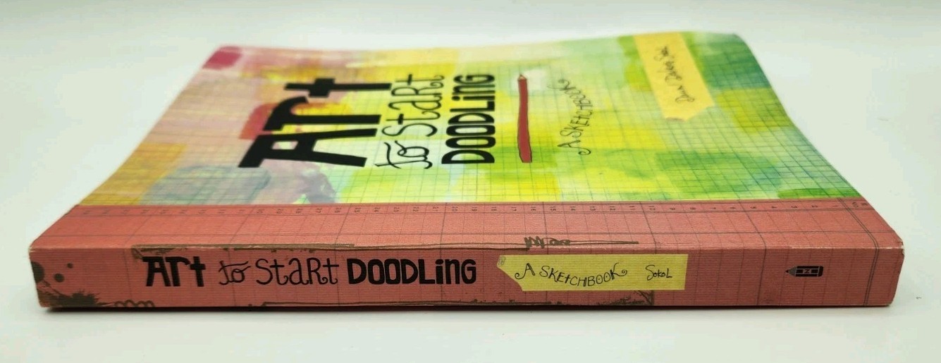 Art To Start Doodling:A Sketchbook With Multicolored Pages By Dawn Devries Sokol