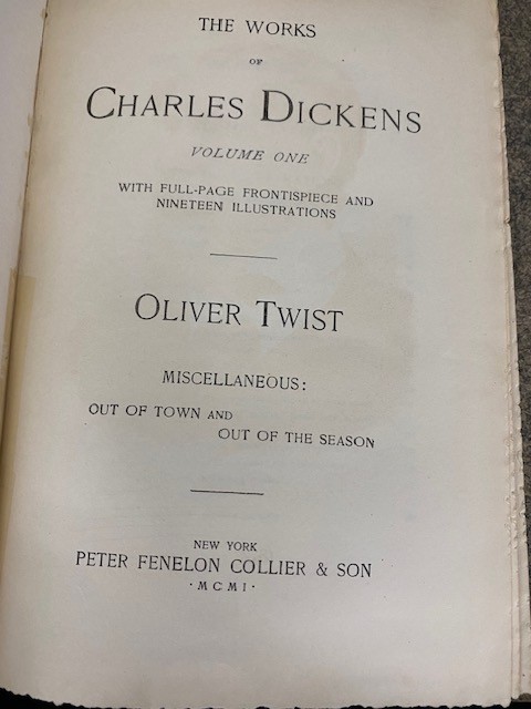 Lot of 10 The Works of Charles Dickens Vintage Hardcover Books – GOOD