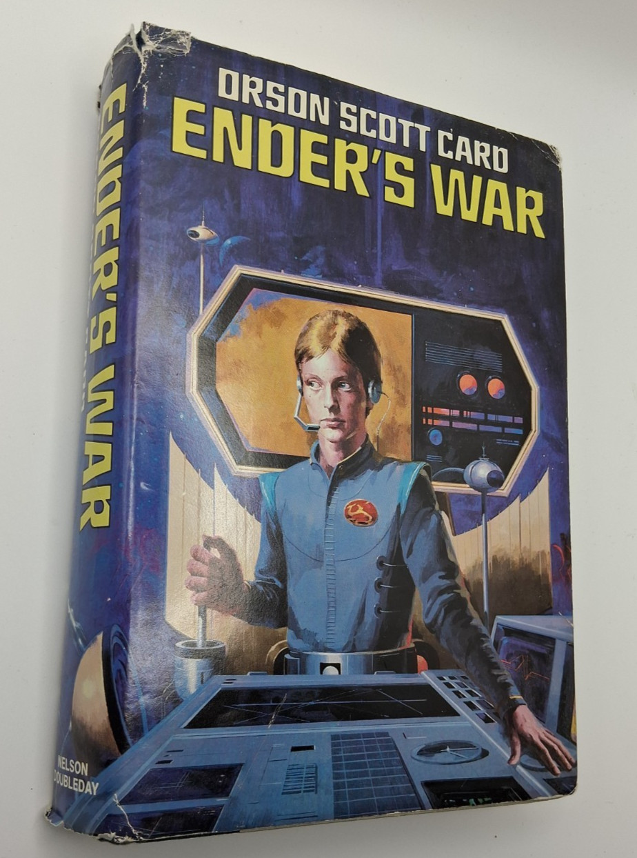 SIGNED! Ender&rsquo;s War by Orson Scott Card w/ENDER&rsquo;S WAR Expanded Version BCE HC DJ