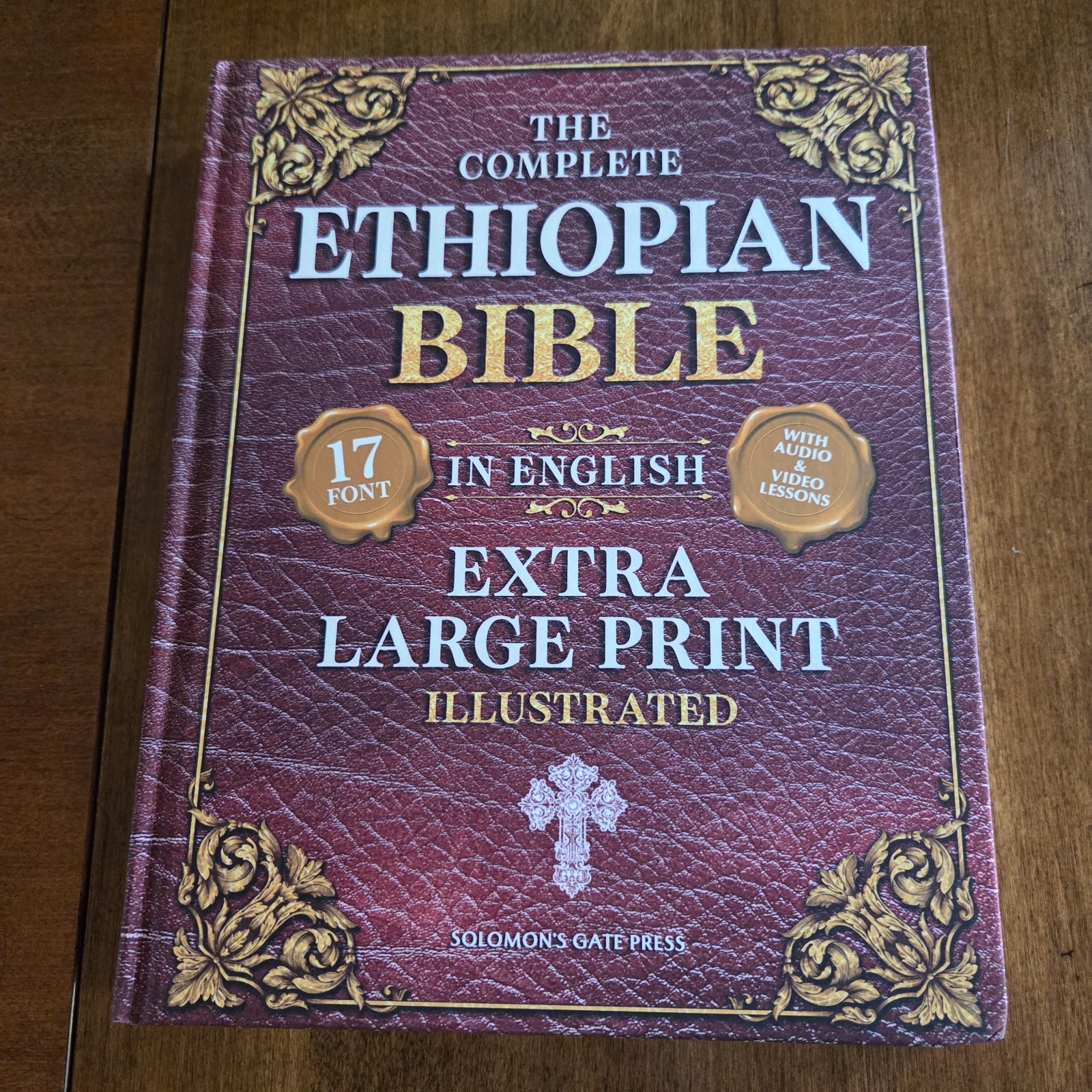 Ethiopian Bible in English Extra Large Print Solomon&rsquo;s Gate Press HC Book
