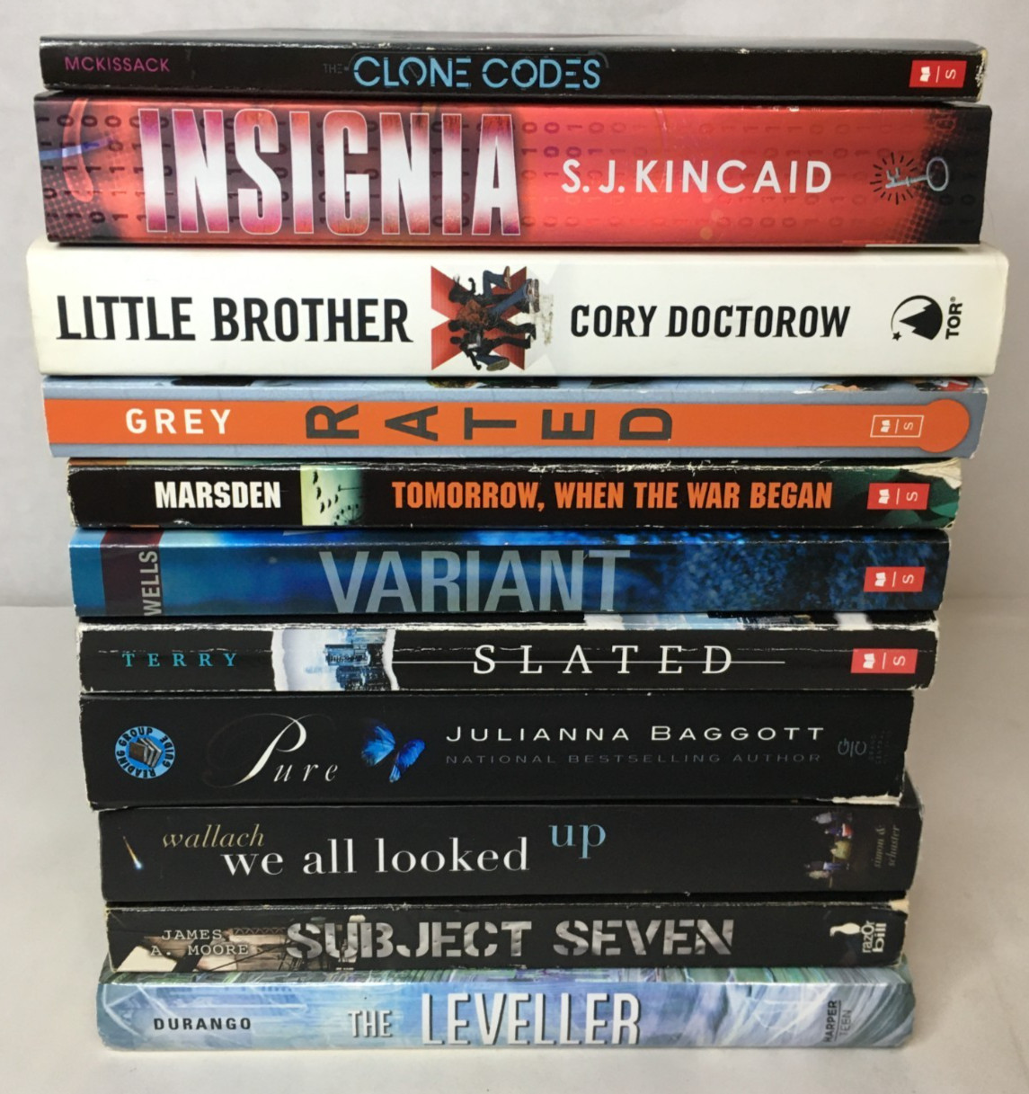 Lot of 11 Young Adult Books / Book #1&rsquo;s & More GENRE: Fantasy DYSTOPIAN Sci-Fi