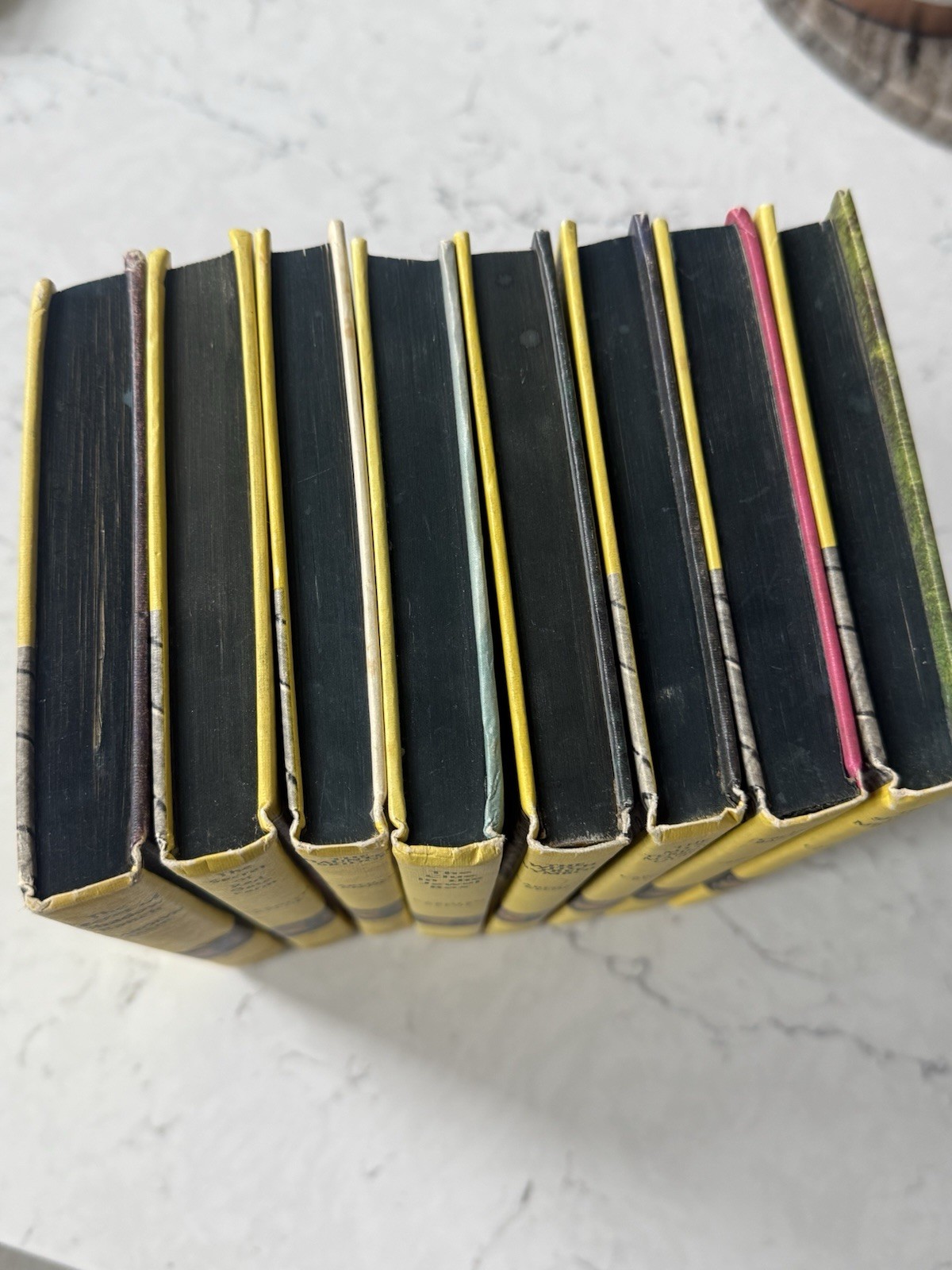 Lot of 8 VTG Nancy Drew Mystery Hardcover Yellow Matte 60’s 70’s Good Condition
