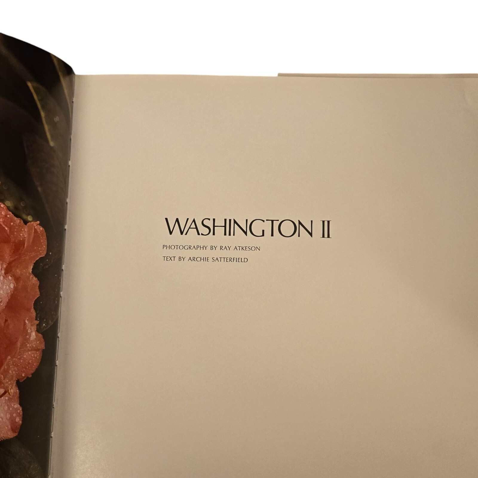 Washington II Hardcover Photography Book By Ray Atkeson Landscape Photos