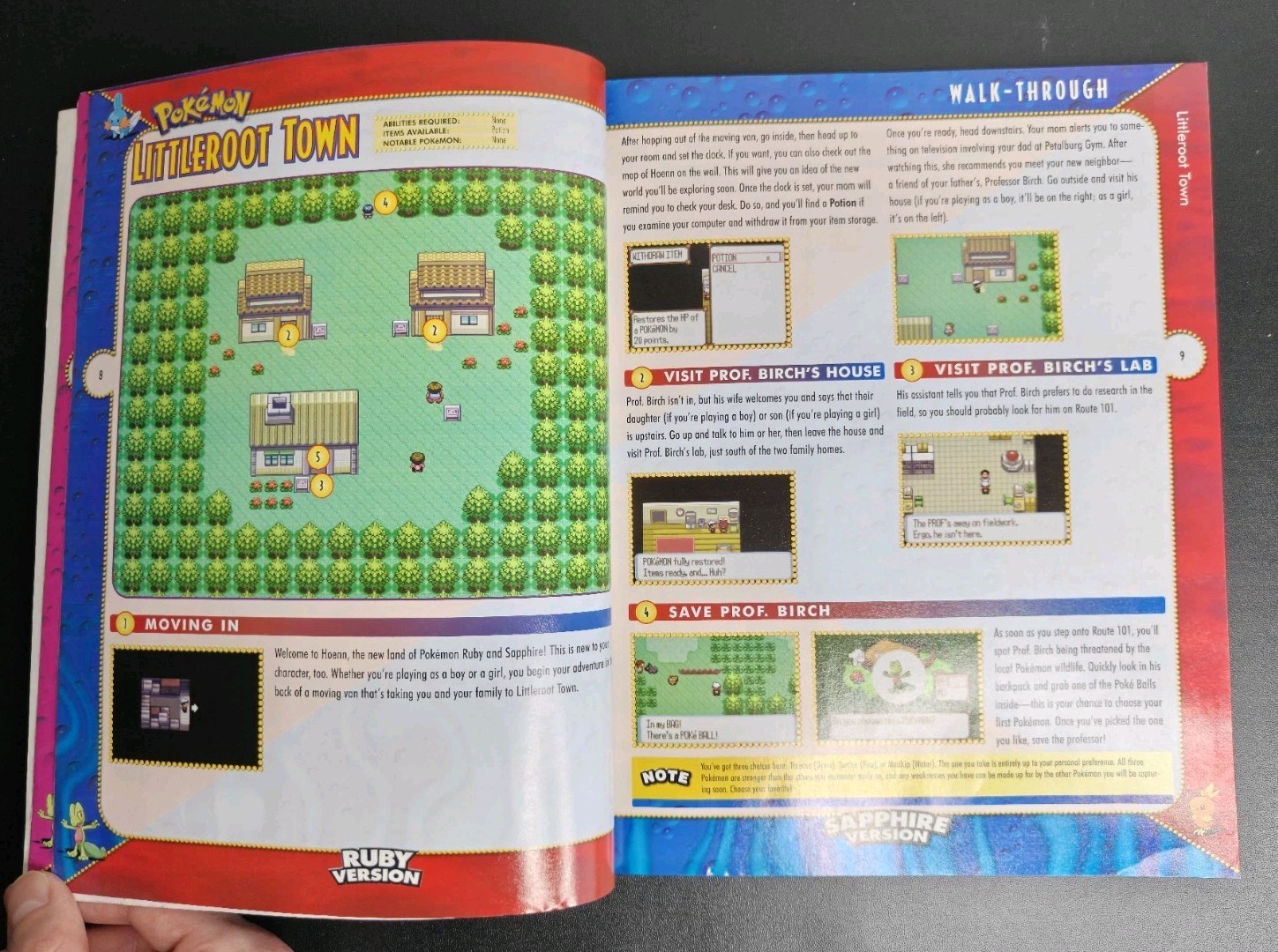 Pokemon Ruby and Sapphire Official Trainer&rsquo;s Strategy Guide Brady Games GBA