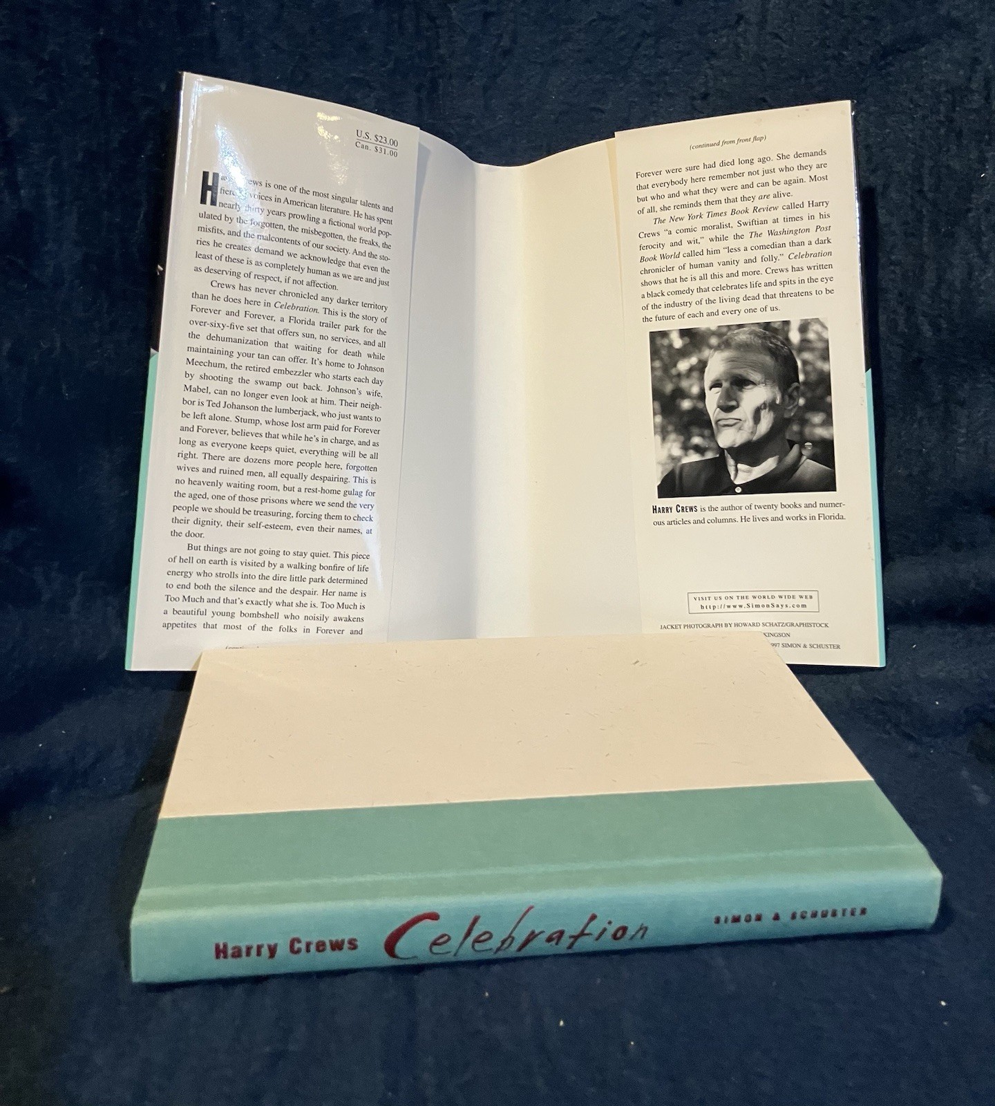 HARRY CREWS Signed CELEBRATION First Ed. First Ptg. HC Orig. DJ NEW NEVER READ