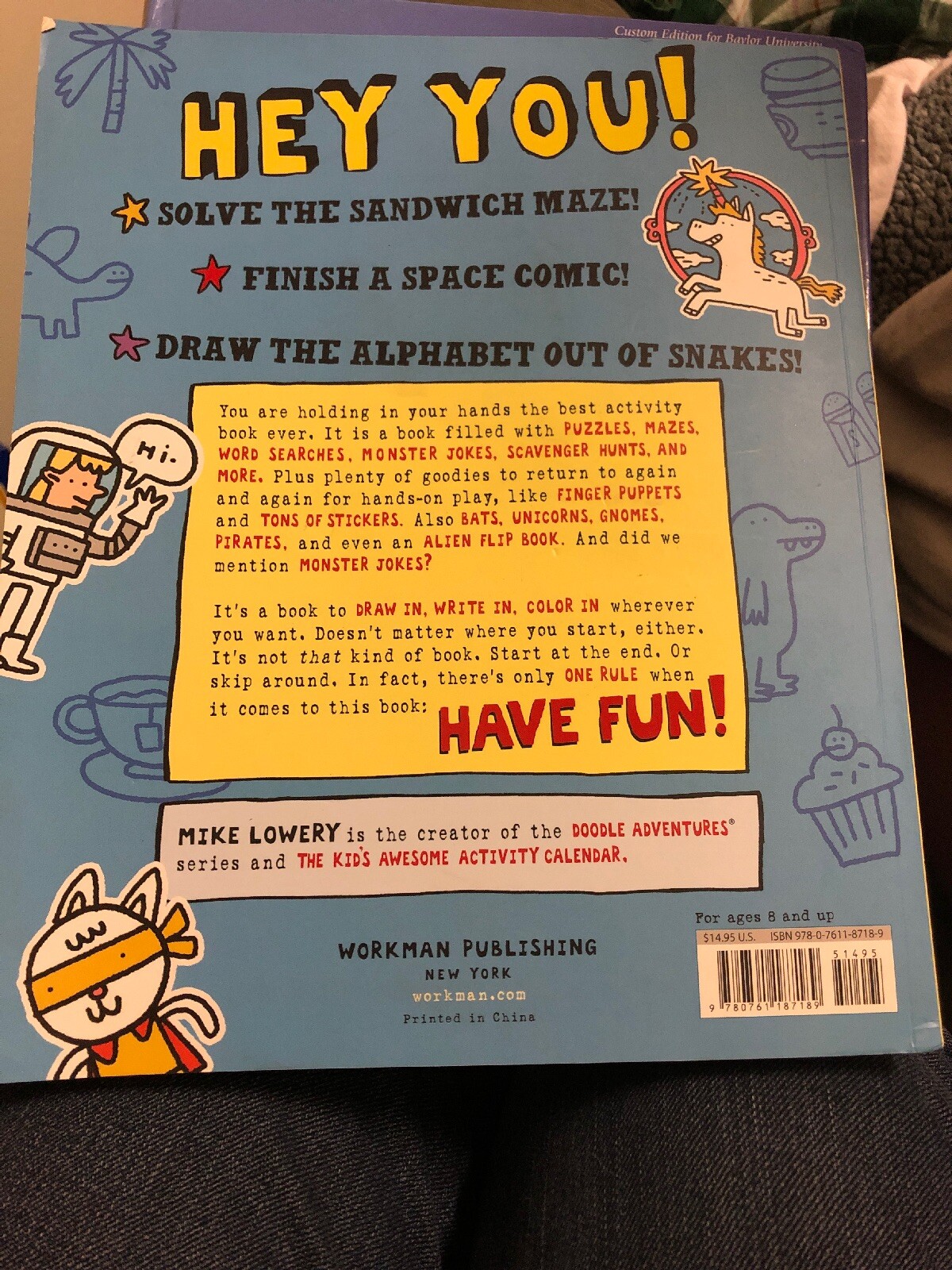 NEW – The Kid&rsquo;s Awesome Activity Book: Games! Puzzles! Mazes! And More!