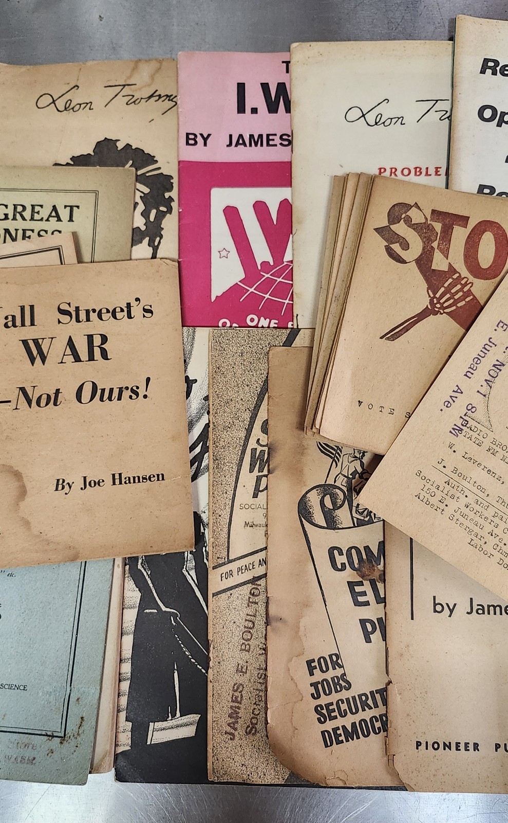 Vtg Radical Pamphlets Lot Black Liberation Socialism Apartheid Cuba Mao Marx