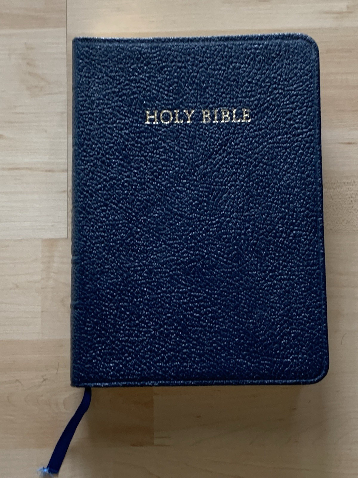 Duke University NRSV (1989) Bible – Navy Blue Genuine Leather