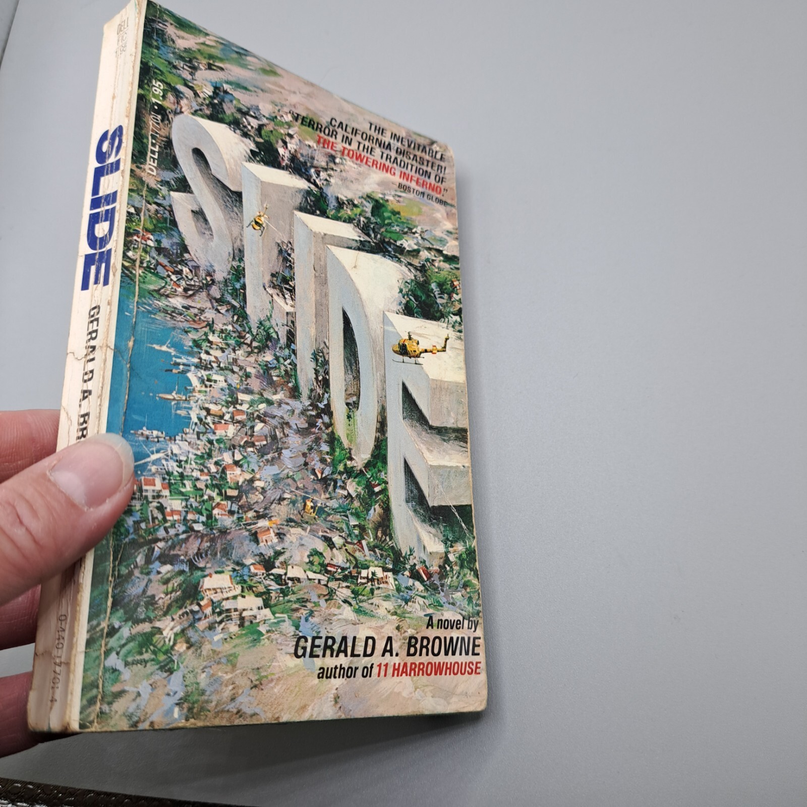 SLIDE BY GERALD A BROWNE VINTAGE OUT OF PRINT HORROR PAPERBACK
