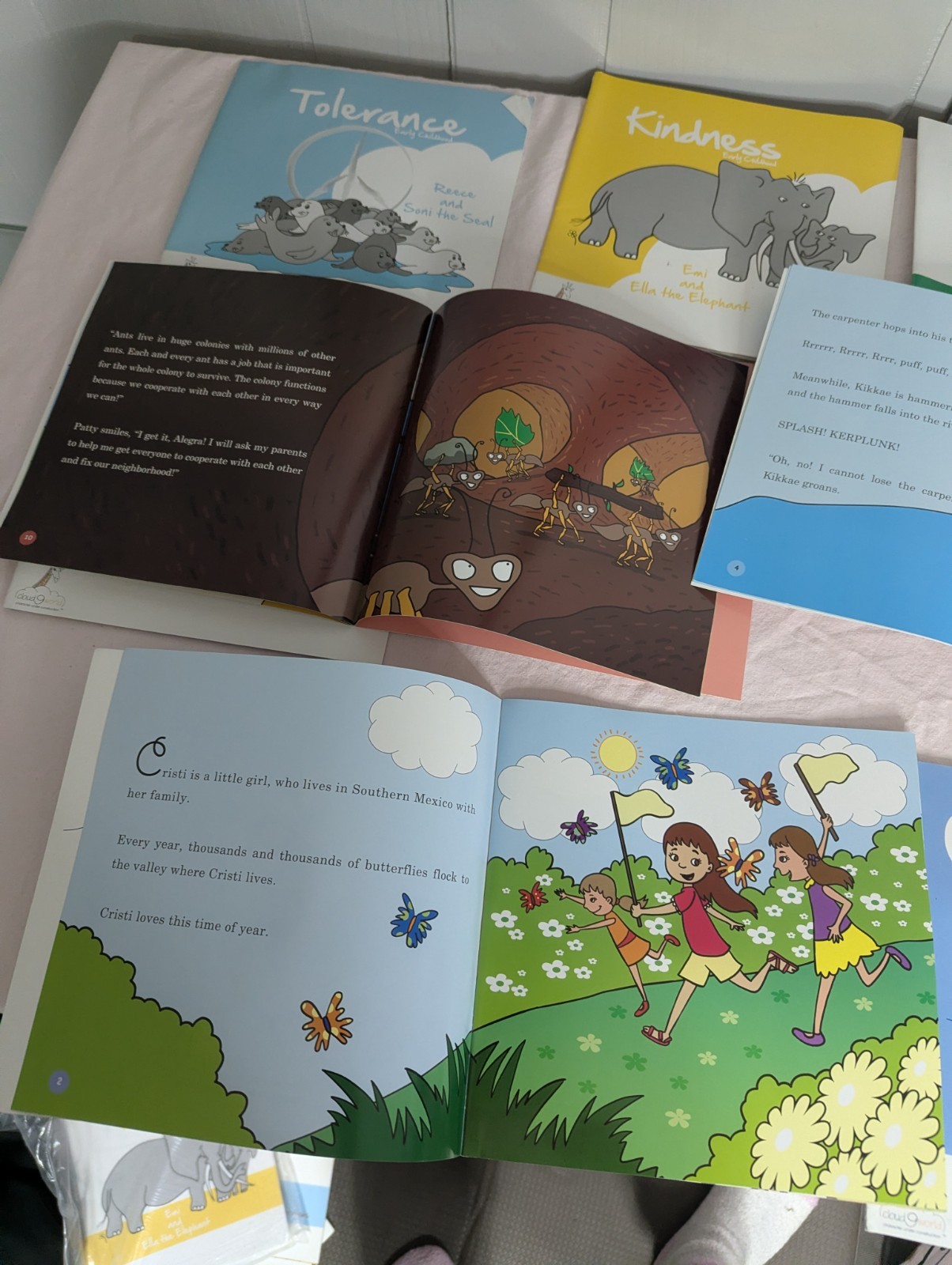 14 lot Early Childhood Cloud 9 world character books tolerance honesty kindness