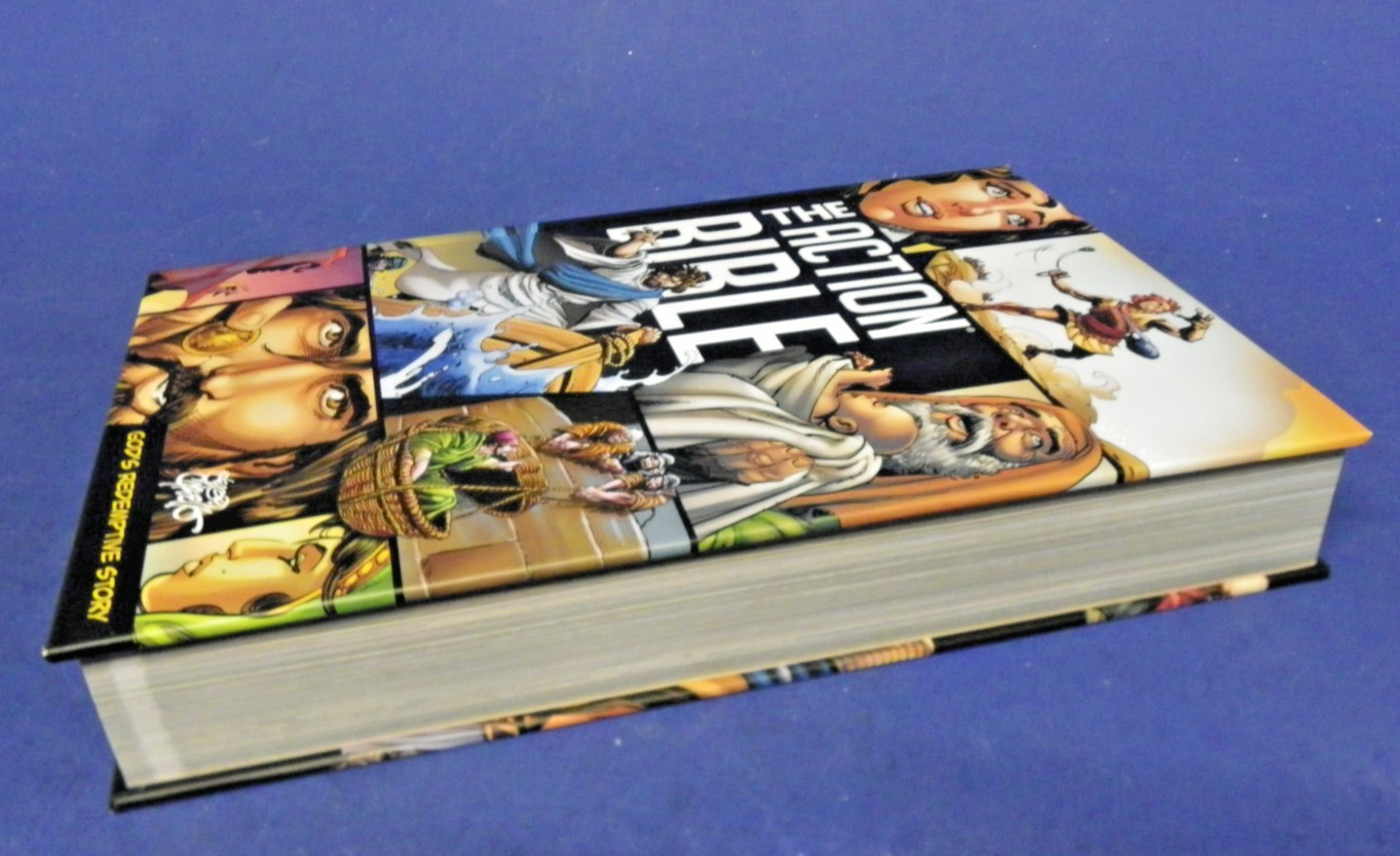 The Action Bible: God&rsquo;s Redemptive Story Graphic Novel Hardcover 1st Edition NEW