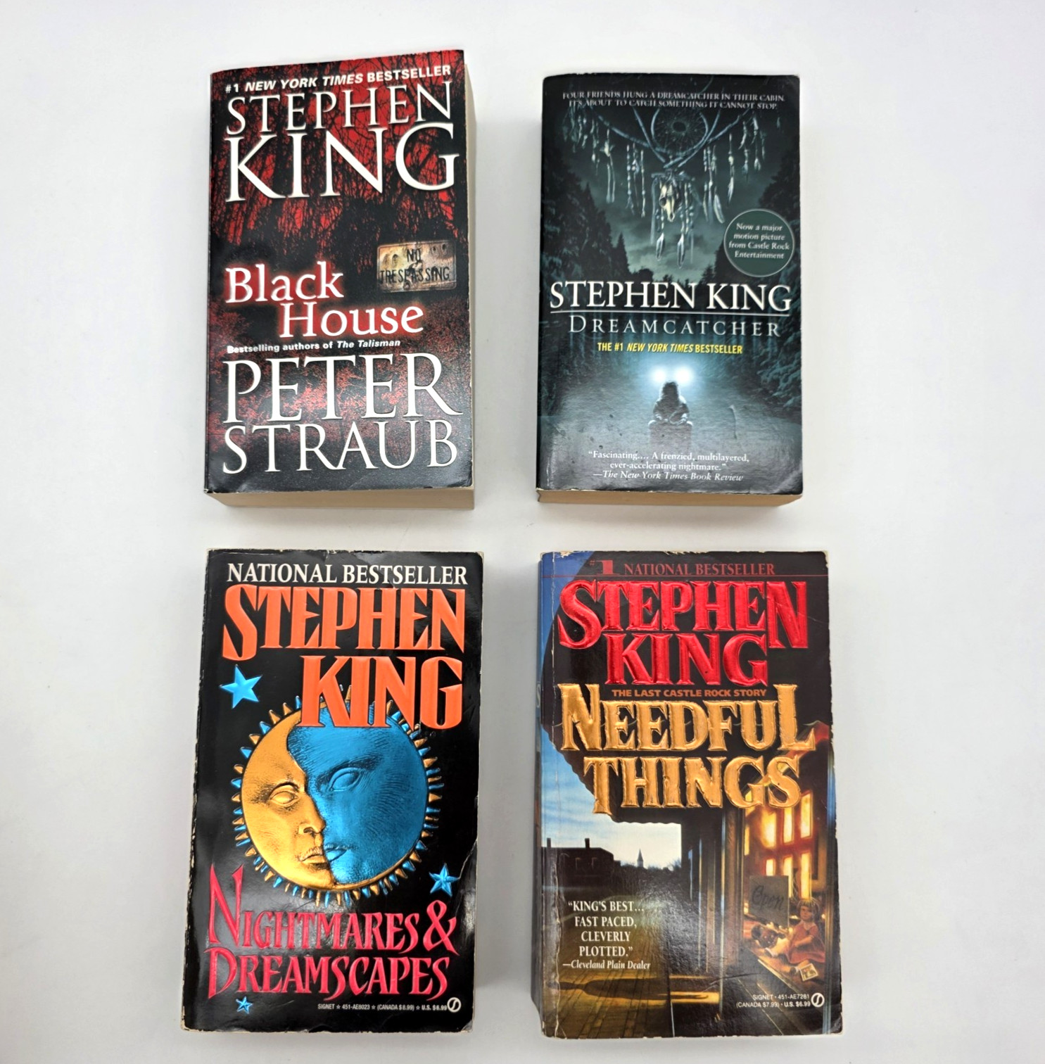 Stephen King Lot of 8 Paperback Novels Multiple Titles 1990&rsquo;s-2000&rsquo;s