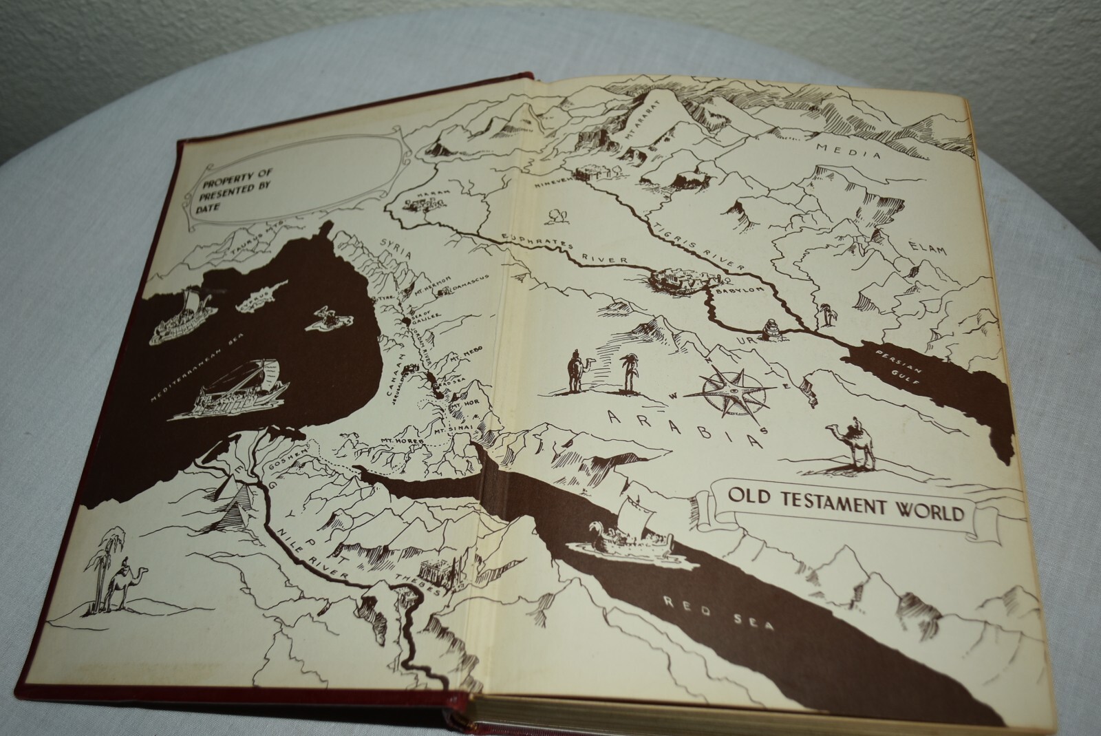 1947 EGERMEIRER&rsquo;S BIBLE STORY HB Edition BOOK Illustrations Maps 608+ Pages