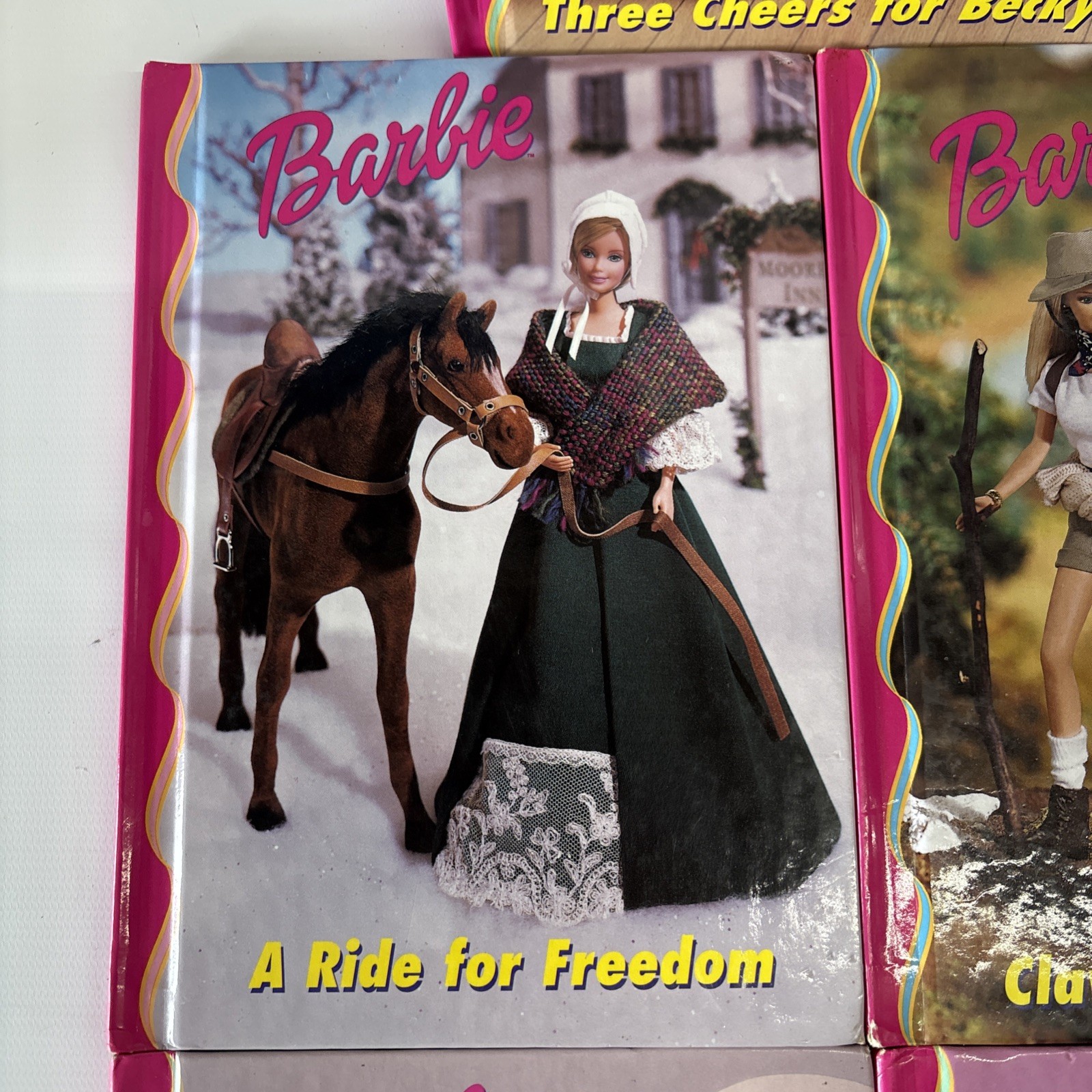Barbie & Friends Barbie Core Grolier Books Club 1990&rsquo;s Hardcover Book Lot Of 8