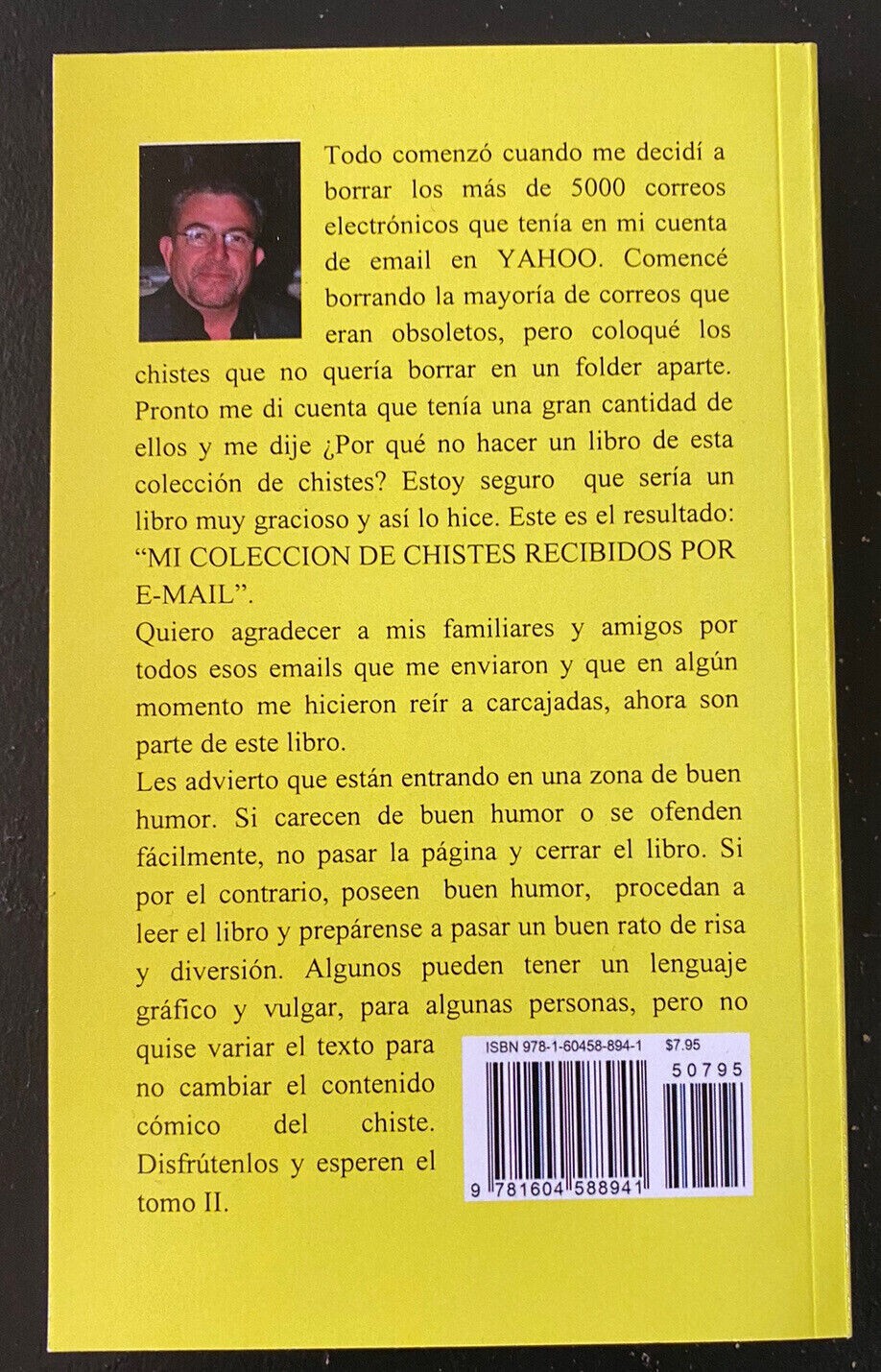 Libro de Chistes « Mi Colección De Chistes Recibidos Por E-Mail » Jokes in Spanish