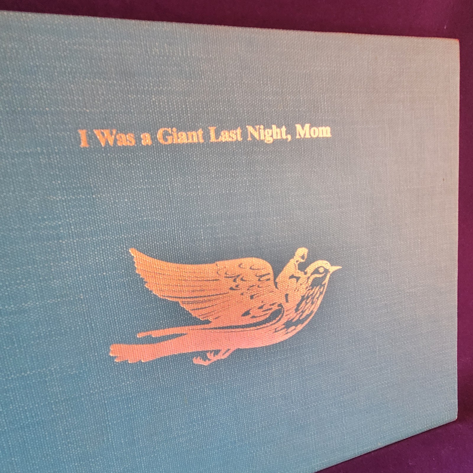 SIGNED Hardcover Children&rsquo;s Book, I Was a Giant Last Night, Mom by Ken Carter