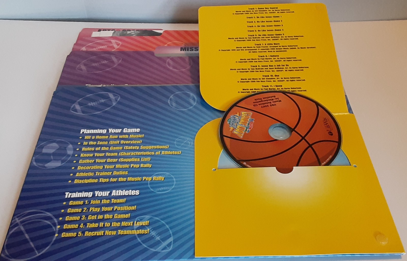 Lifeway&rsquo;s Game Day Central 2007 VBS 3s Kindergarten Rotation Pack DVD/CD/CD-Rom