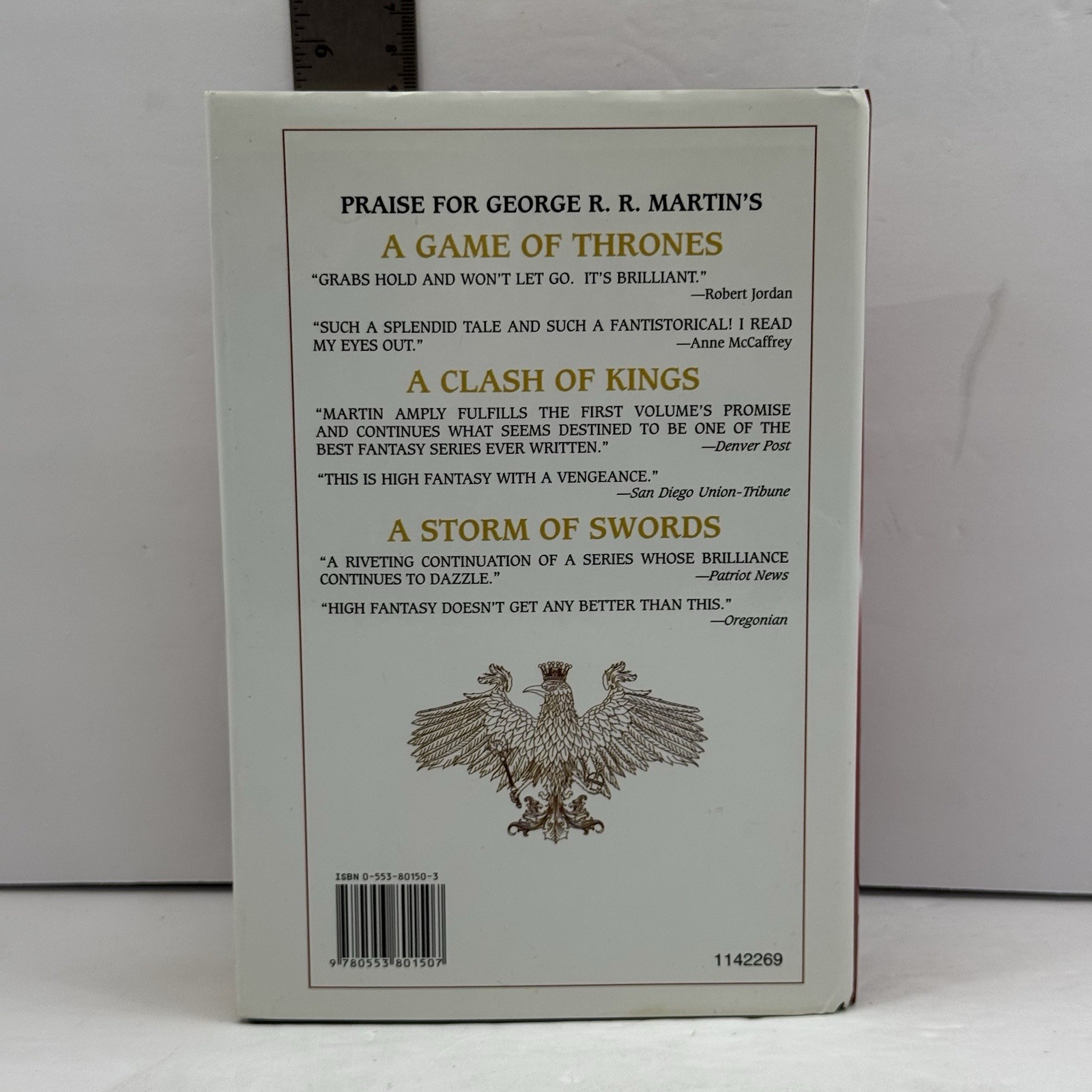 A Feast For Crows George R.R. Martin HCDJ 2005 Bantam Spectra Edition BCE