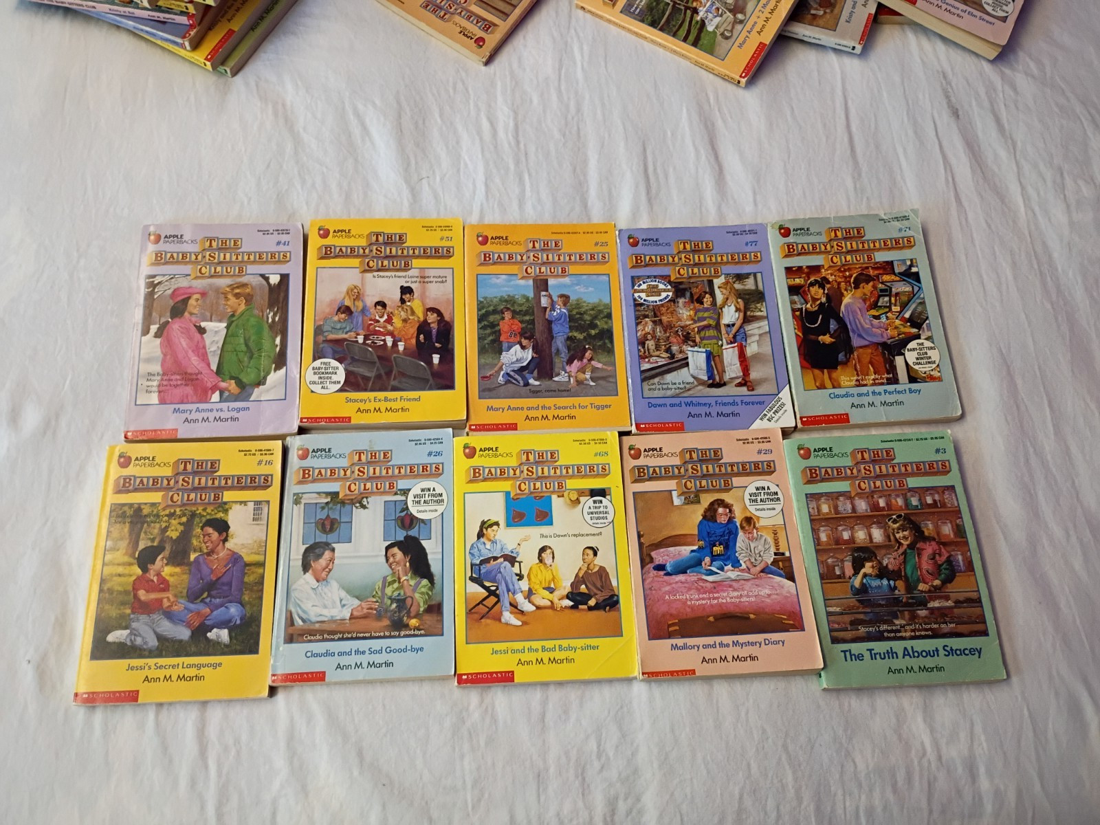 The Baby-Sitters Club Big Lot of 38 Vintage 1990&rsquo;s Paperback Books Scholastic