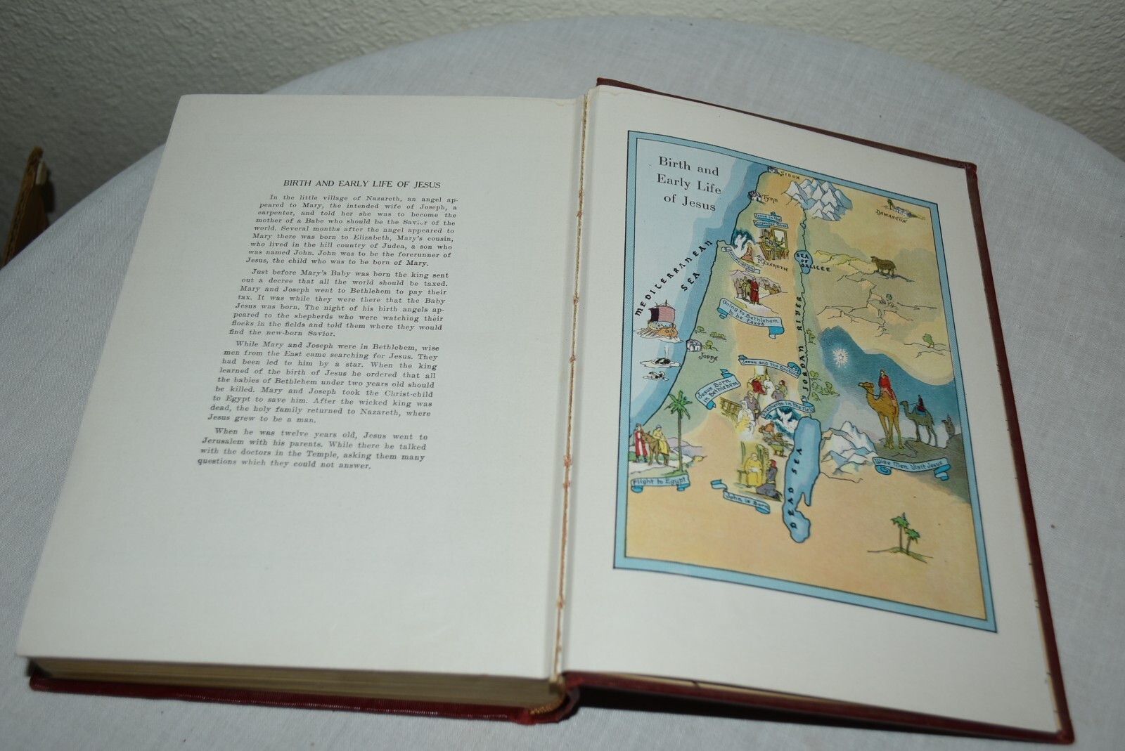 1947 EGERMEIRER&rsquo;S BIBLE STORY HB Edition BOOK Illustrations Maps 608+ Pages