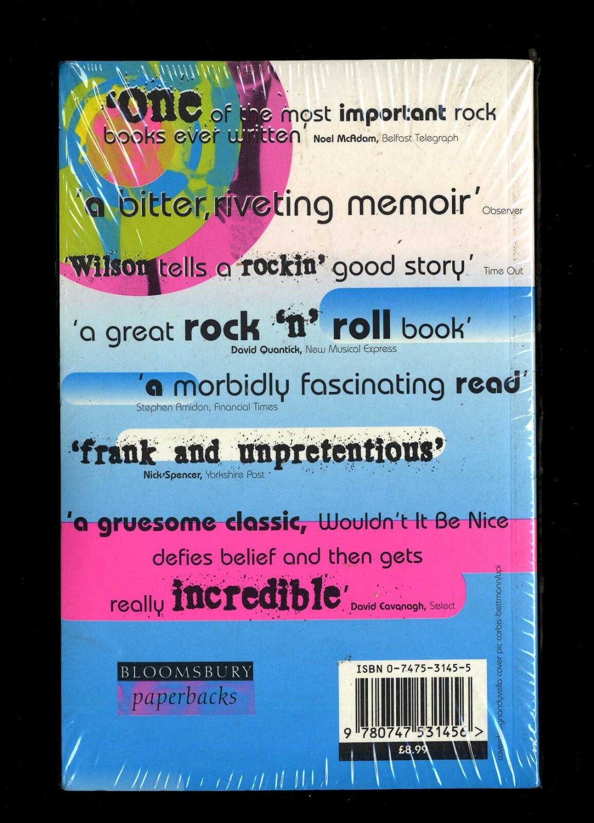 BRIAN WILSON – Wouldn&rsquo;t It Be Nice – Todd Gold – Paperback 1996 Issue 398 Pages