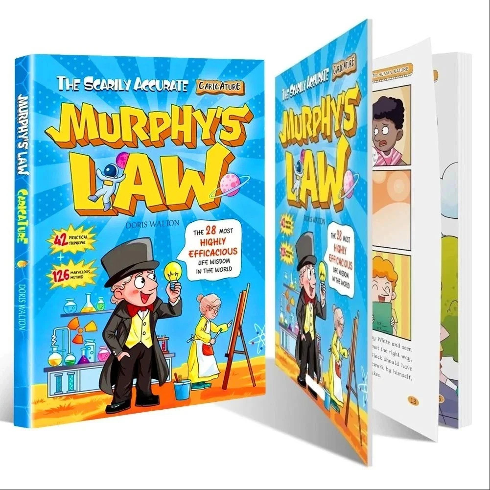 Murphy&rsquo;s Law Learning Book for Kids 8-12 with 128 Pages Paperback Illustrated