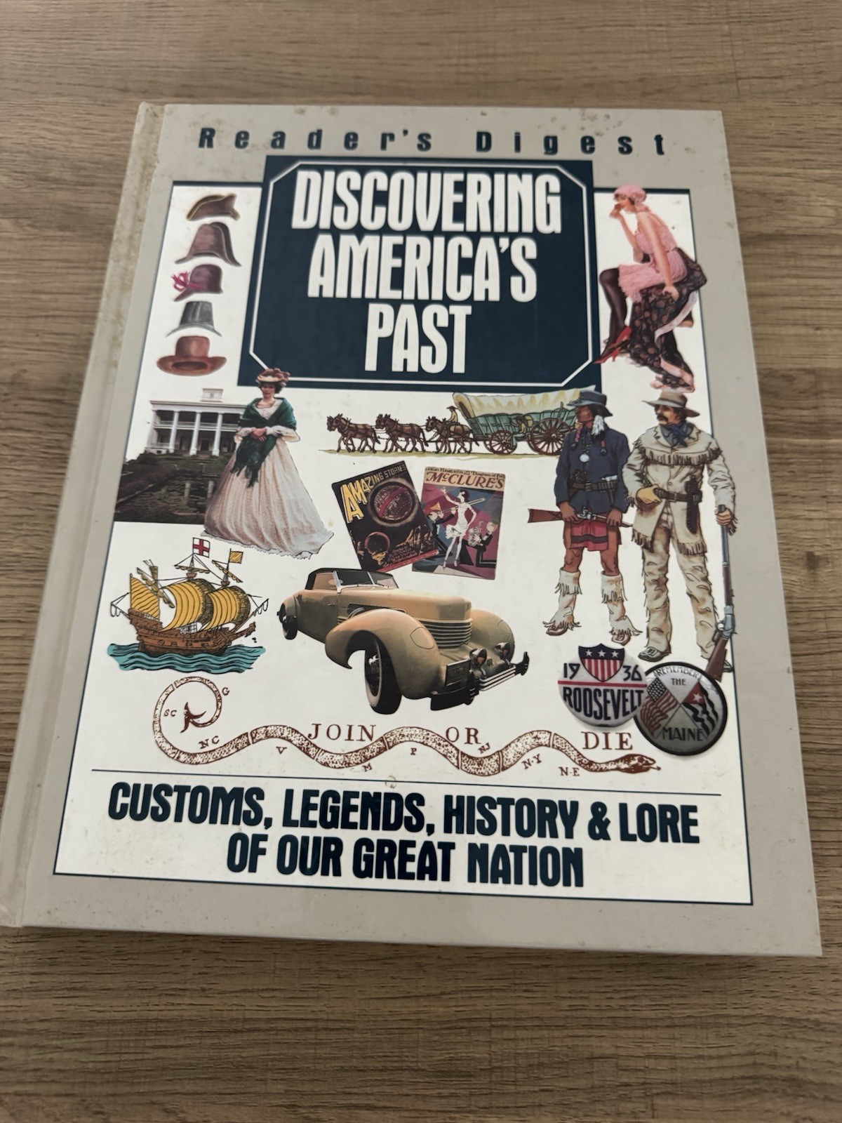 Discovering America&rsquo;s Past History by Reader&rsquo;s Digest Editors (1993, Hardcover)