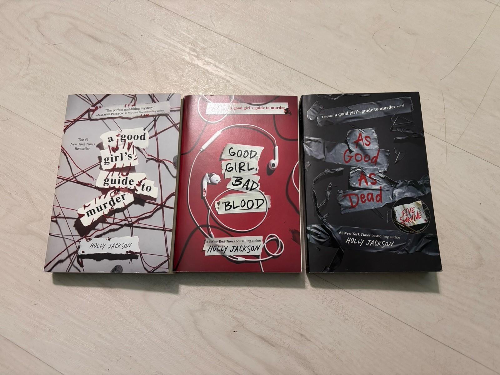 A Good Girl&rsquo;s Guide to Murder #1-3 by Holly Jackson Trade Paperback 3 Book Set