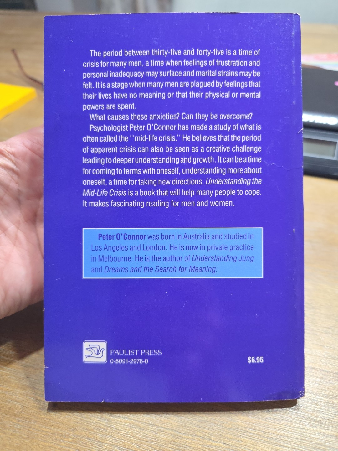 Understanding the Mid-Life Crisis by Peter O&rsquo;Connor (1988, Trade Paperback)