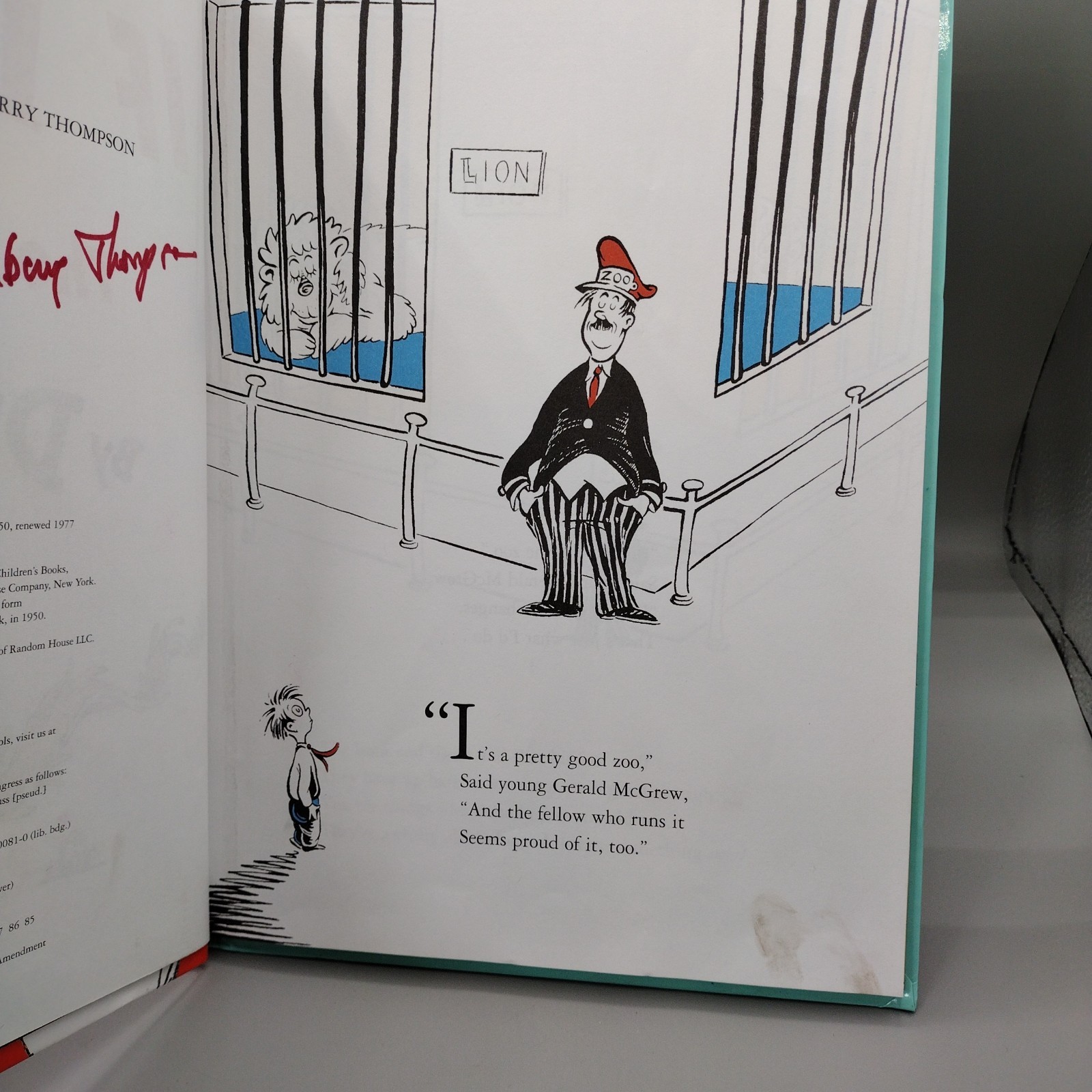 Dr Suess If I Ran the Zoo Hardcover 1990s Grolier Book Club Edition Banned Book
