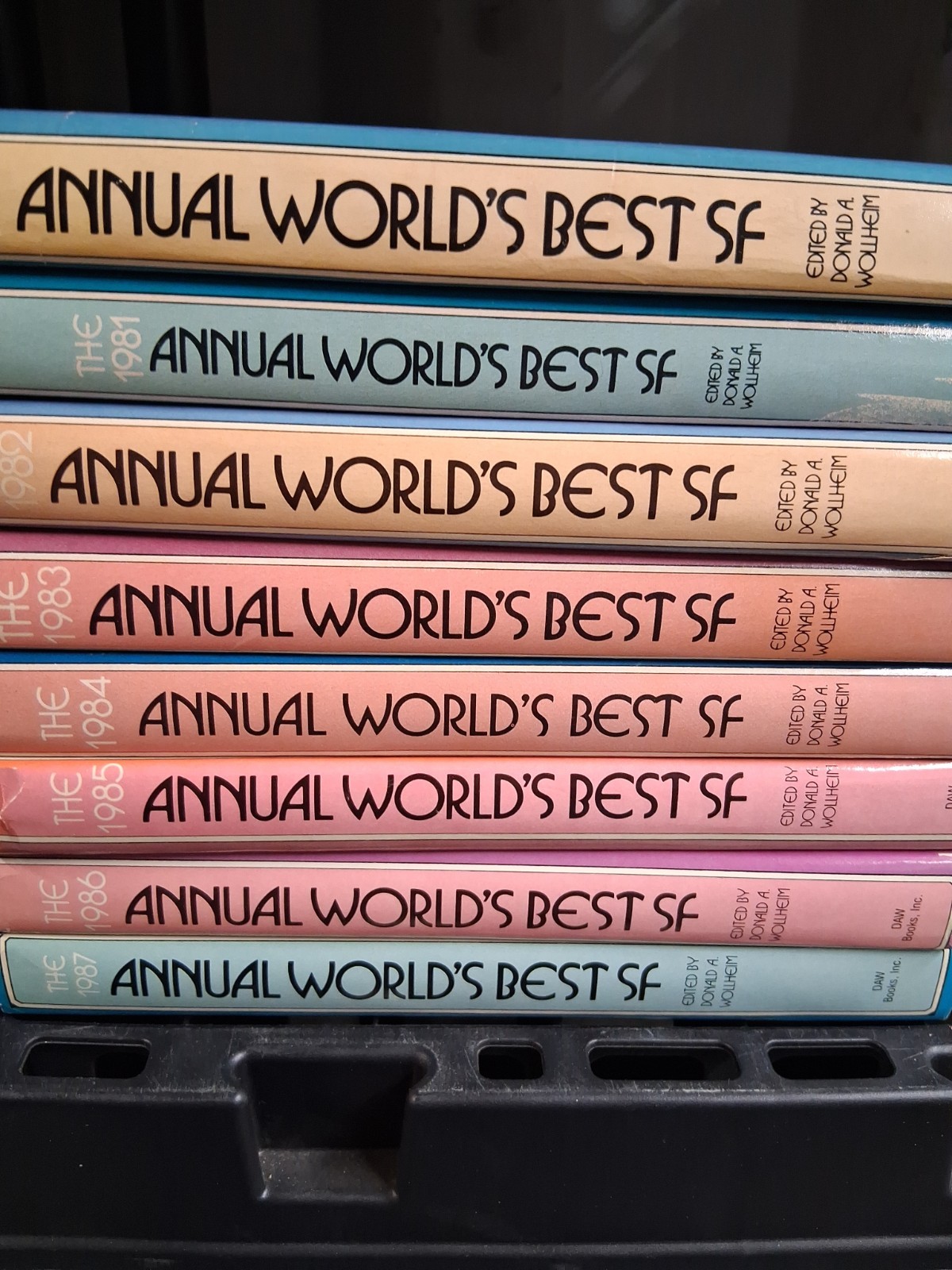 LOT 8 DAW The Annual World&rsquo;s Best SF Science Fiction Hardciver Books 1980-1987