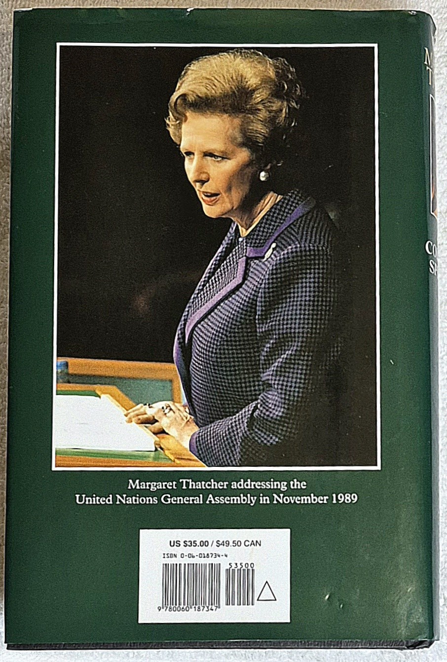 Margaret Thatcher: The Collected Speeches (1st U.S. Ed • 1st Print • 1997)