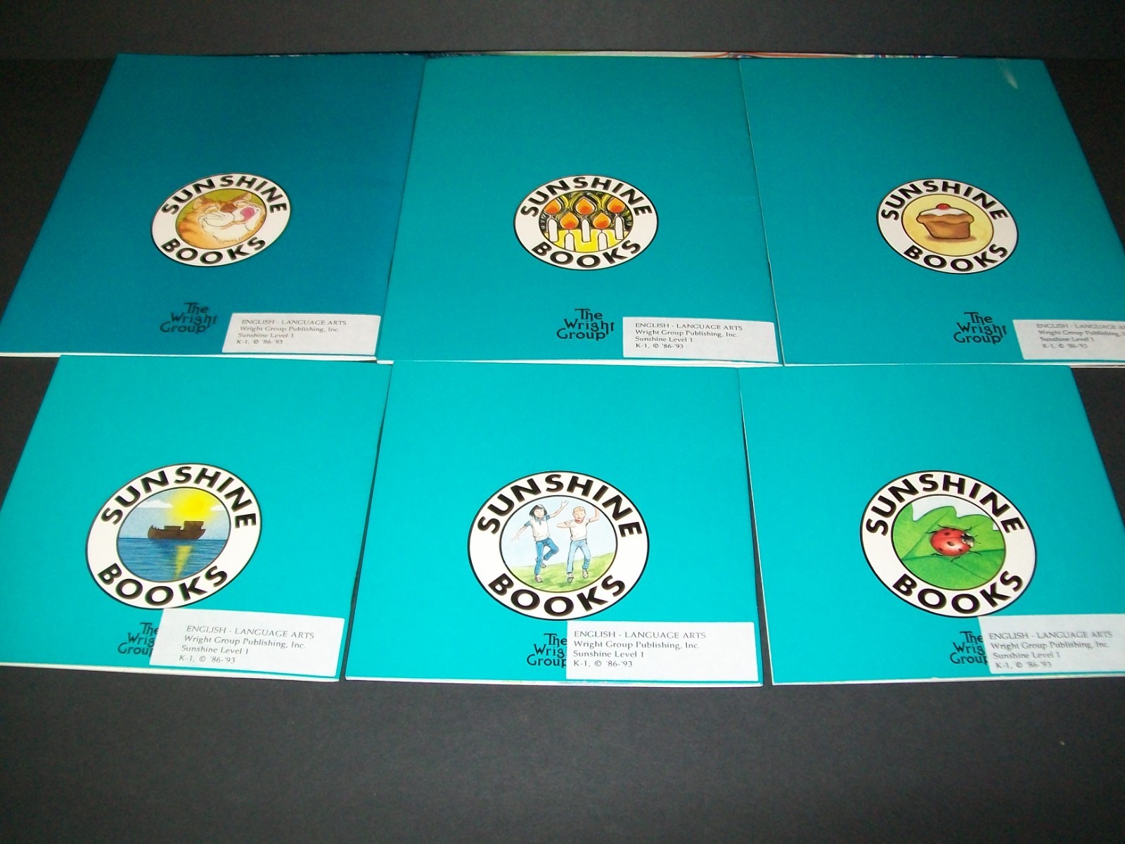 Lot of 6 Early Leveled 1 Readers SUNSHINE BOOKS Wright Group Joy Crowley VG