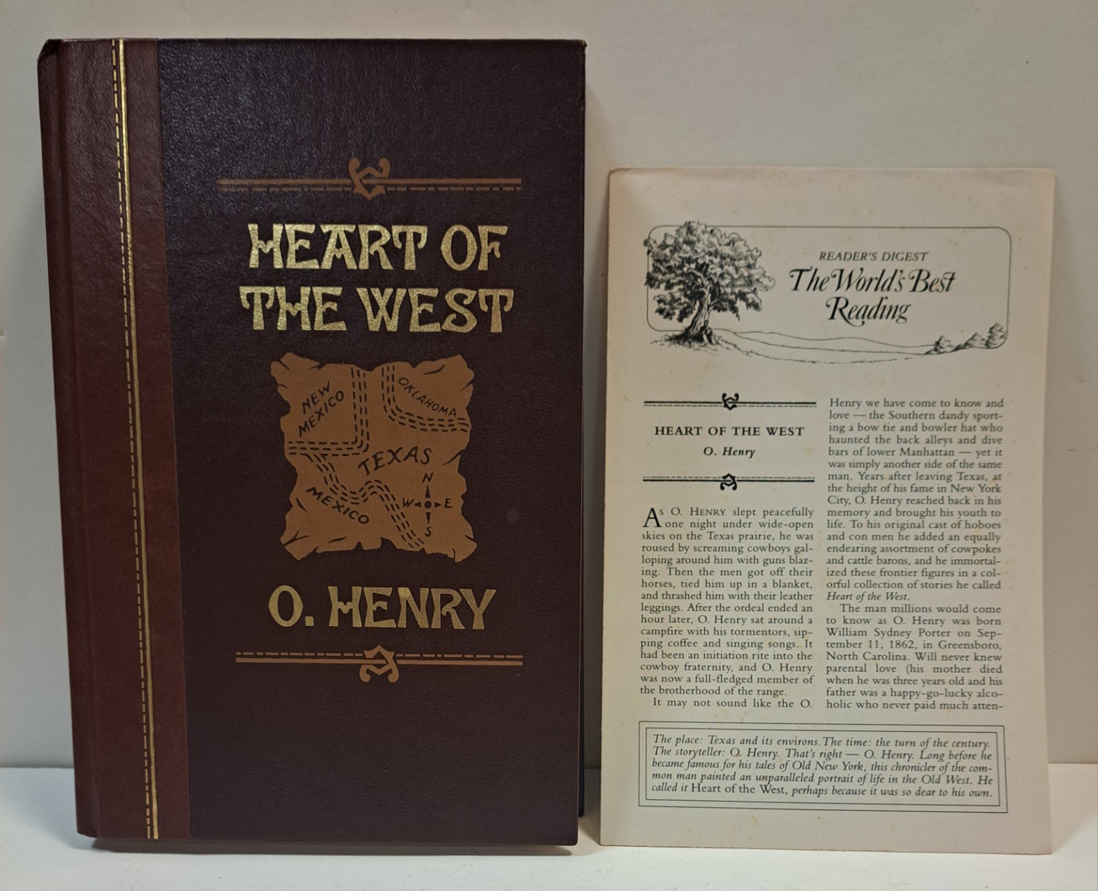 Reader&rsquo;s Digest HC 2 Book Lot Gift Of The Magi Heart Of The West O. Henry