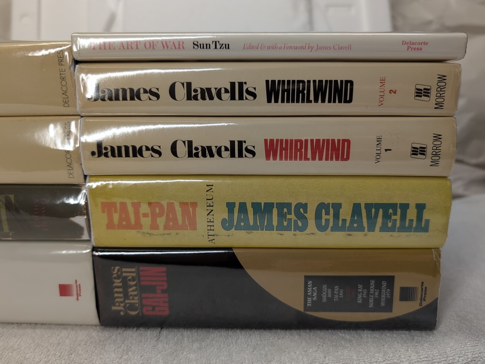 SHOGUN by James Clavell ~ 9 VOLUME COMPLETE SET in Custom Mylar ~ 9 Vols Wow!!!!