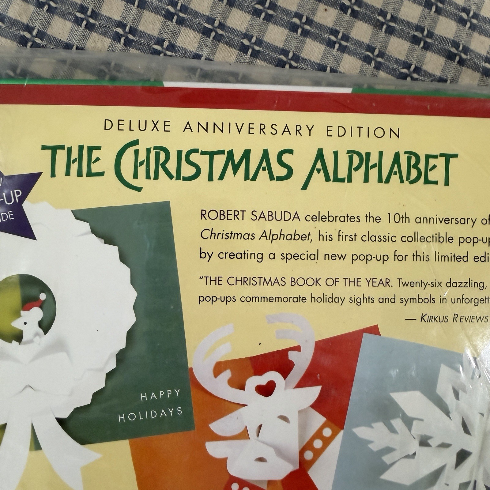 Robert Sabuda The Christmas Alphabet Pop-Up Hardcover 2004