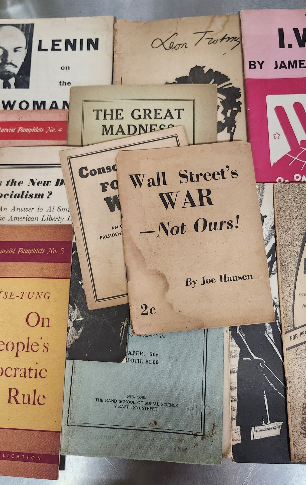 Vtg Radical Pamphlets Lot Black Liberation Socialism Apartheid Cuba Mao Marx