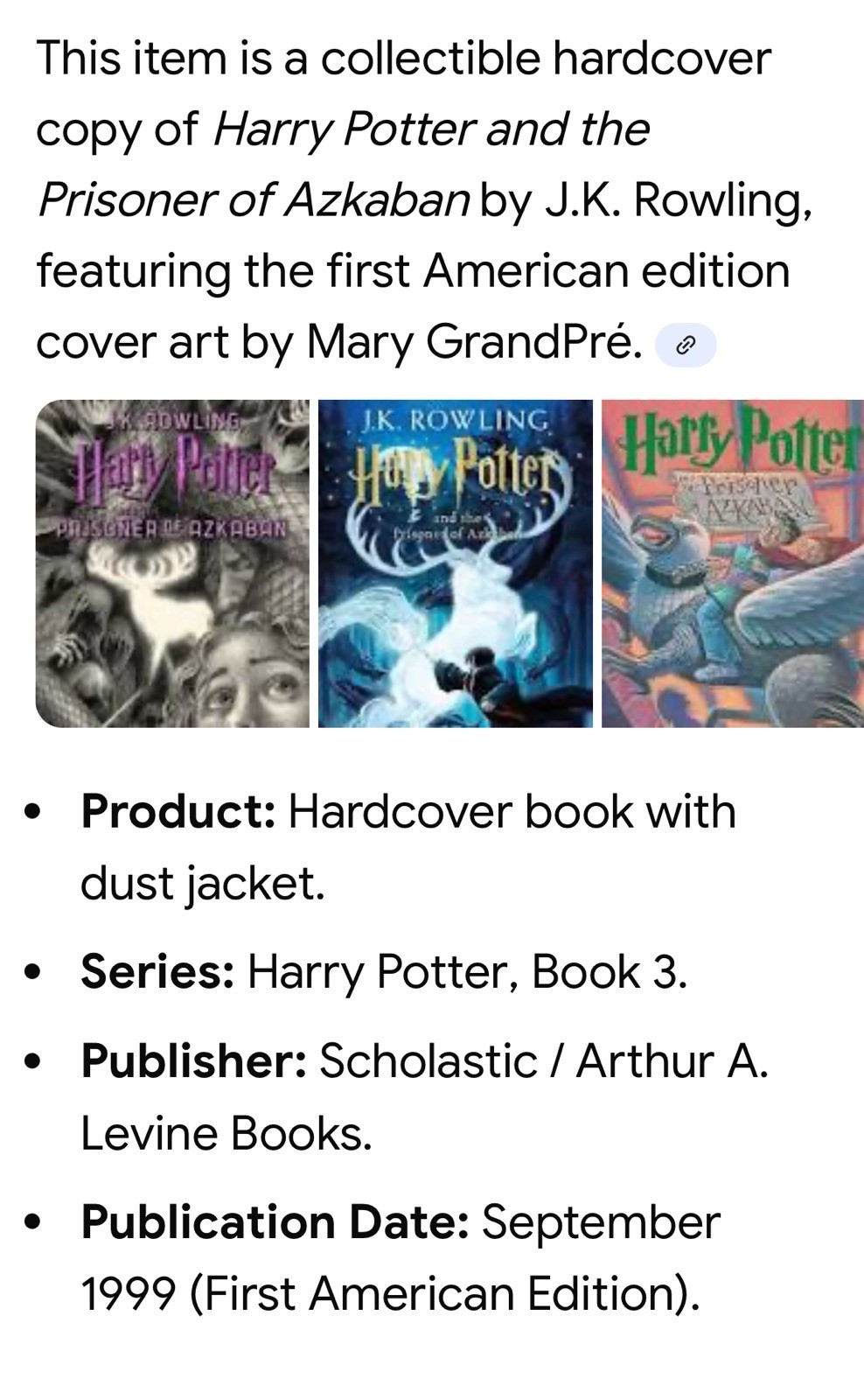 Harry Potter LOT Prisoner of Azkaban Hardcover book Sorcerer&rsquo;s Stone VHS Tape
