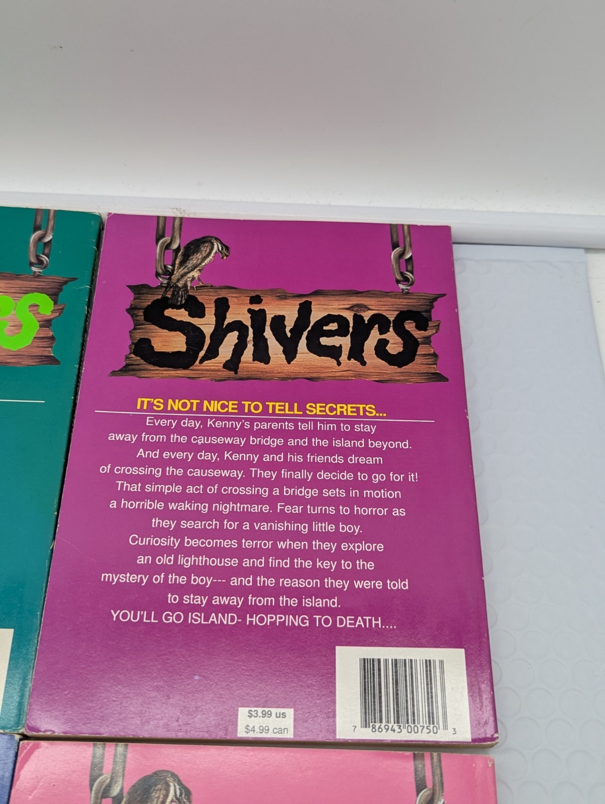 Shivers M.D. Spencer 4 Book Lot 1 12 15 18 Horror 1990&rsquo;s