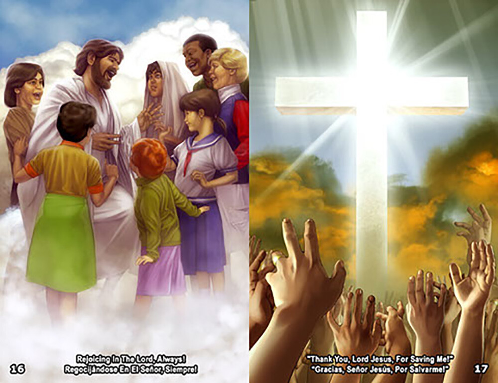KID&rsquo;S (Children) Bible Gospel Tracts in English & Spanish, 40 Pack, 20 Pages ea.