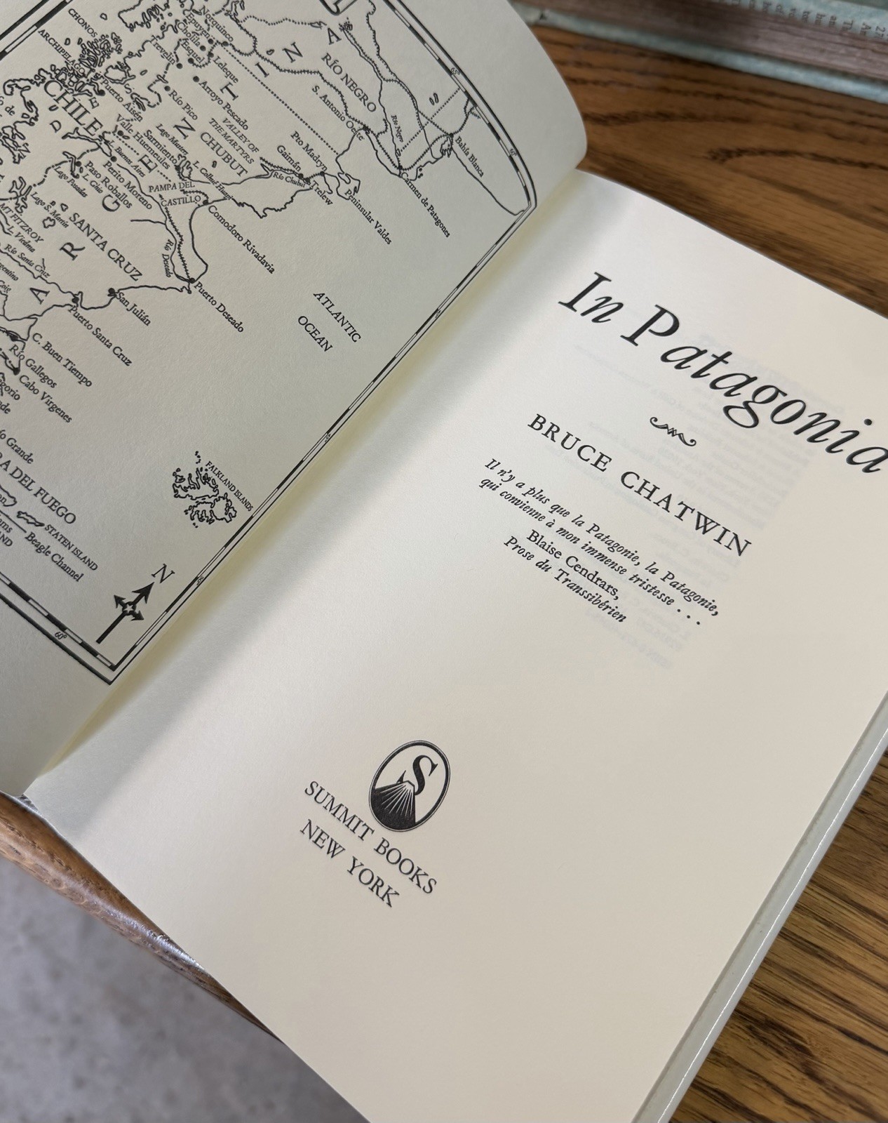 In Patagonia (Chatwin) 1977 hardcover book