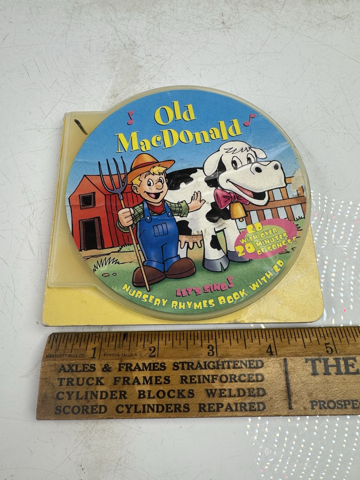 Old MacDonald Had a Farm Let’s Sing Hardcover Sing Along Nursery Rhymes CD