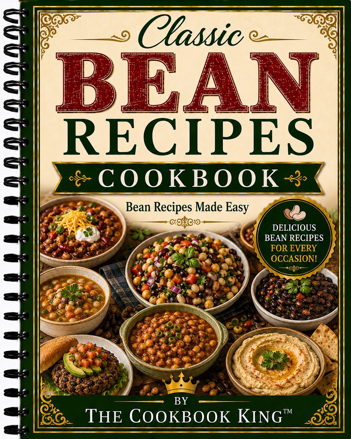 Cookbook Classic BEAN Recipes Cookbook + Vacation Certificate w/ cook book