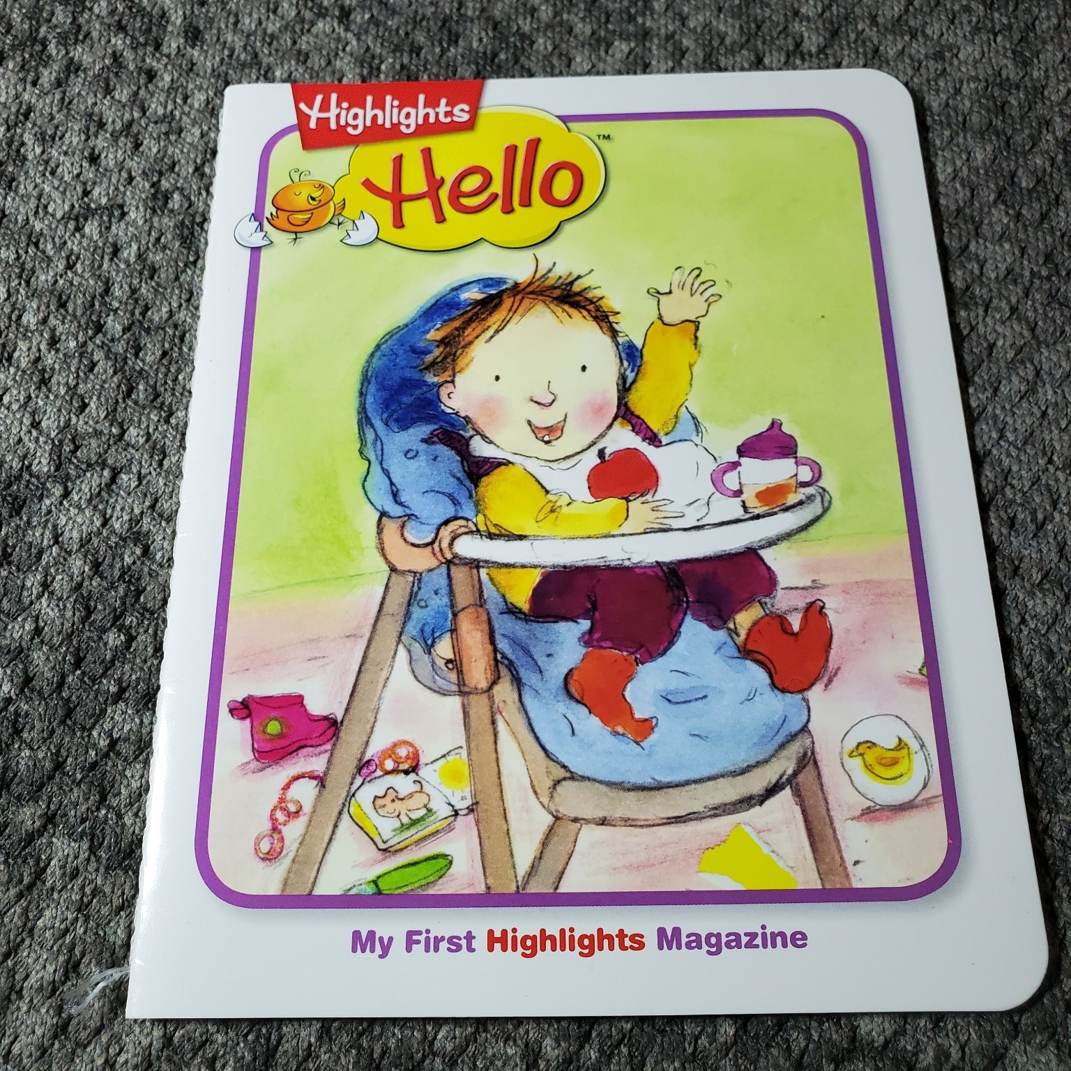 Highlights Hello My First Magazine Board Book Lot Early Learning Toddler Baby