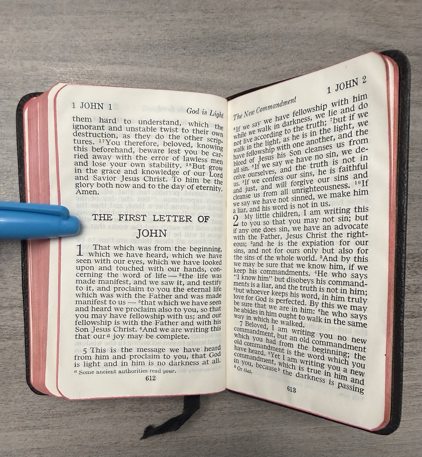 VTG Thinline 1946 Pocket New Testament RSV Black Leather 691X Nelson ~ 4.9&Prime; x 3&Prime;